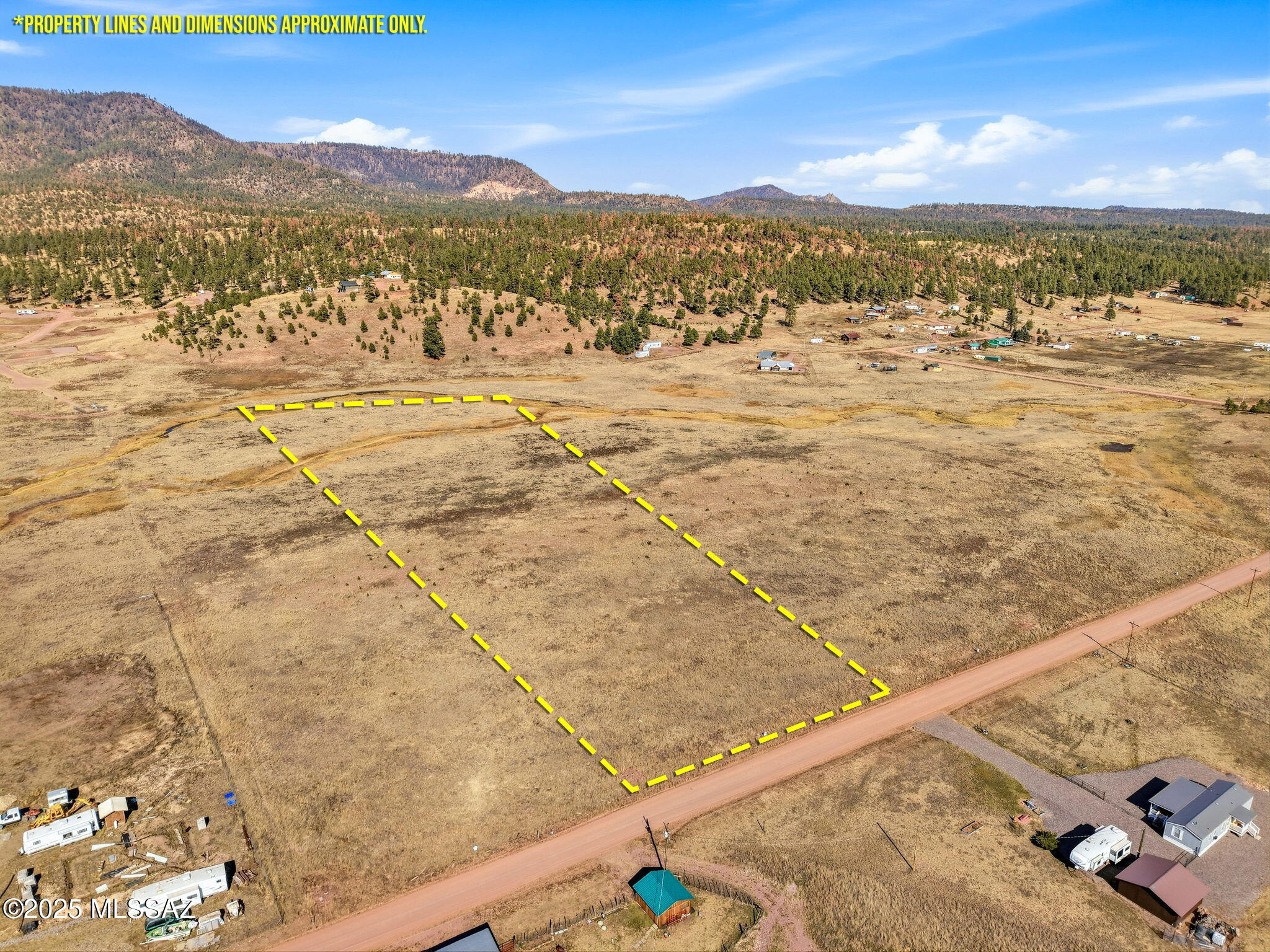 Discover the wide-open beauty of Lot 23 in The Ranch at Alpine, a 6.58-acre meadow property close to Luna Lake and surrounded by mountain forests. The seasonal creek (San Francisco River) runs through a portion of the property. This open parcel offers an ideal spot for your future cabin or mountain home, with plenty of room for horses, barns, and outdoor living areas. Power and water are available at the lot line, and elk and wildlife frequently visit the area. Just minutes from national forest access, hiking, hunting, and fishing, this peaceful Alpine setting is perfect for anyone looking to build in Arizona's high country.