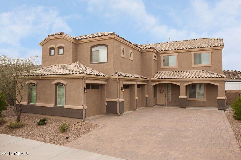 Move in ready home! Don't wait for the builder, pay for blinds and landscaping. The owner has taken care of everything. Plus, get a $50,000 pool and spa built in 2015 for half the price. The owners loss is your gain! Large open floor plan. This home is part of DR Horton's ''Grand Series'' with 8 ft. doors throughout, premium floor molding, both shower and garden tub in the master bath and more. Gas stove granite counters, SS appliances in the kitchen for your gourmet meals. The back yard is already stubbed for your gas grill and fire pit. Covered patio provides a great outdoor entertaining area with views of the Tucson Mountains. Large loft upstairs is just right for a recreation room or study area. Nothing left to do by move in.