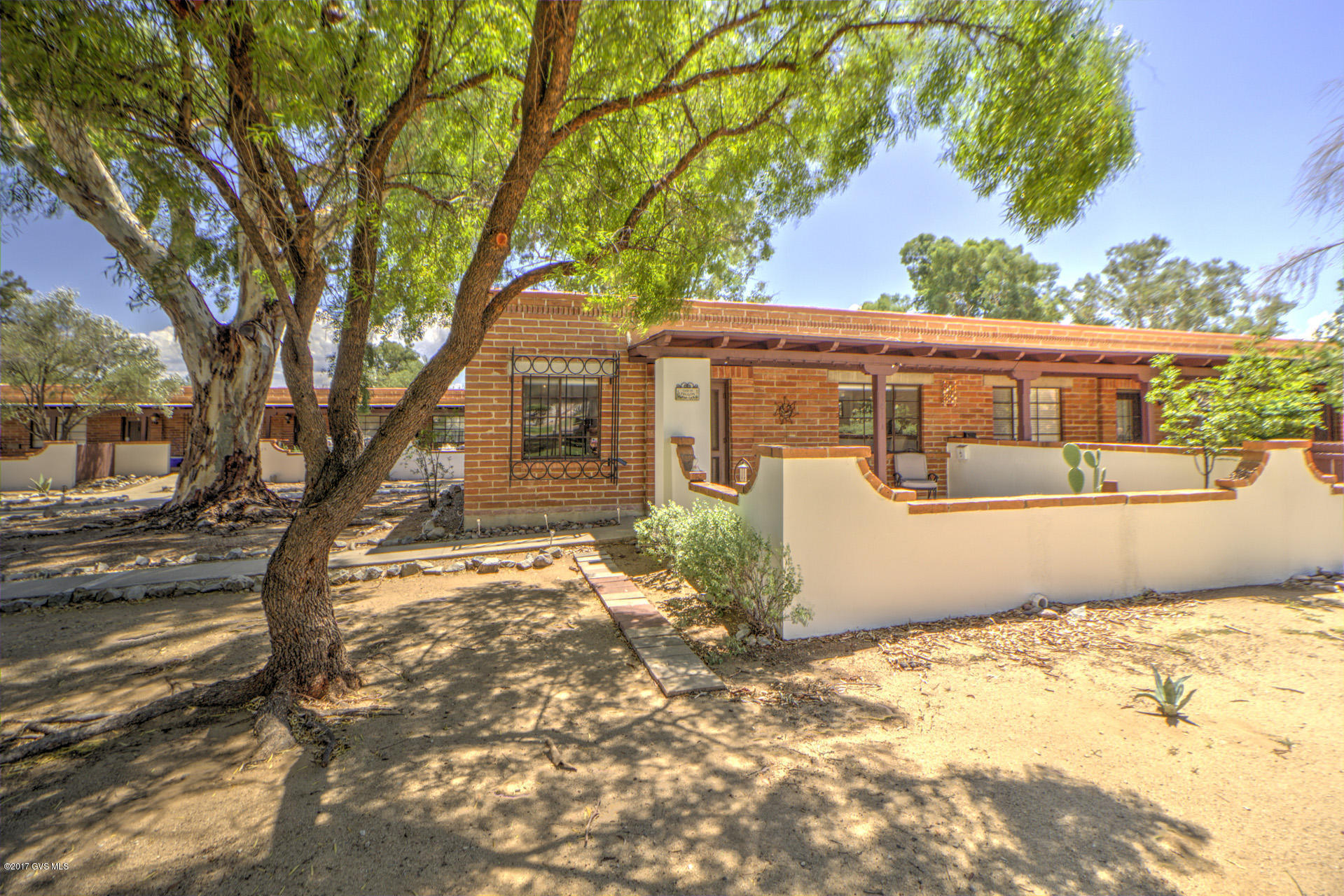 Home awaits! Classy and comfortable nicely updated 2 bedroom overlooking the green space on Paseo Lobo. Full size appliances(gas stove) and newer tile, carpet and kitchen cabinets. Stylish modernized ceiling fans in both bedrooms. Impeccably maintained and most furniture/accessories can be included. GVR IS AVAILABLE but optional! Neighborhood amenities include 2 pools, multiple laundry facilities and many barbecue and park areas. Enjoy the worry-free lifestyle in Villas East...all exterior maintenance, roof, HVAC, sewer, water, garbage collection, pest control and common area maintenance are all covered, making it the perfect spot for full-time living or a lovely winter retreat.