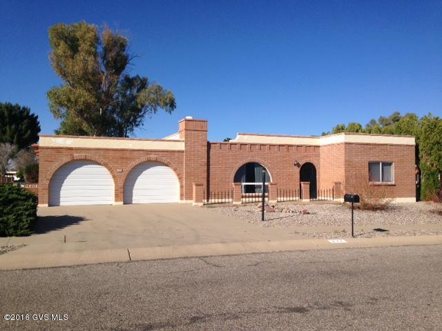 This home has awesome mountain views from the front and the back, along with a golf course lot. Large two bedroom two bath with a extra room off of the master and a large arizona room with terrific views. The house also has a over sized laundry room and garage.