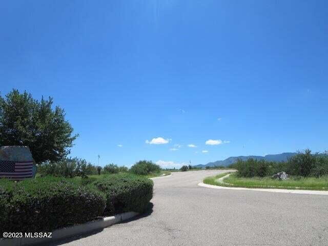 Prime location for doctor, lawyer, CPA, retail.  Just one block off Hwy 90 with paved, curbed street, all utilities at lot line.  Sweeping views of the entire San Pedro Valley and the surround mountain ranges.  Adjoins a common area for ultimate spacious feel.