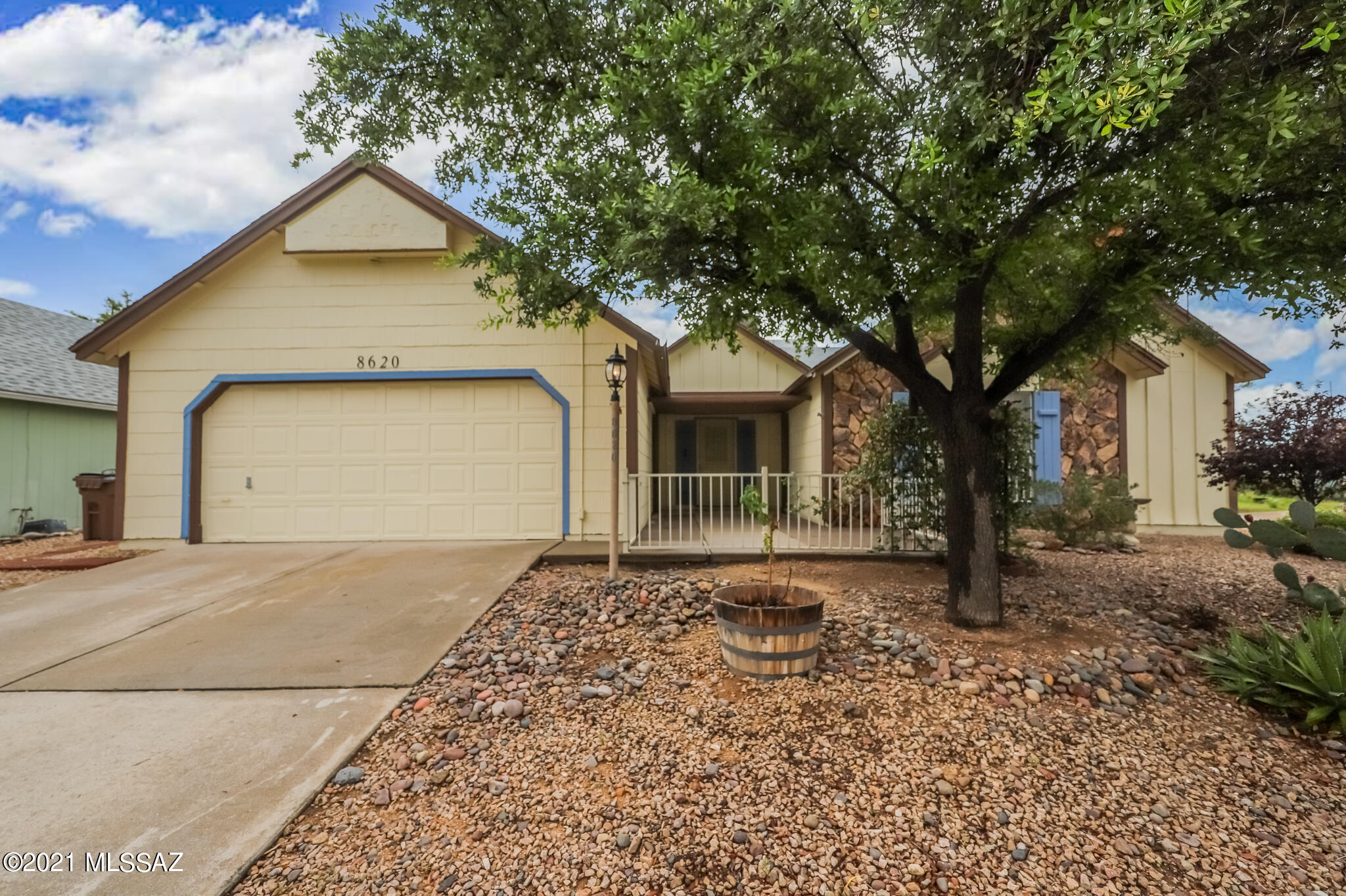 Charming 3 bed 2 bath property nestled on a corner lot. This home features spacious living room with vaulted ceilings and patio ready for your family gatherings; Enjoy the oversized backyard with plenty of space to park your RV, Boat and toys. It is a must see.