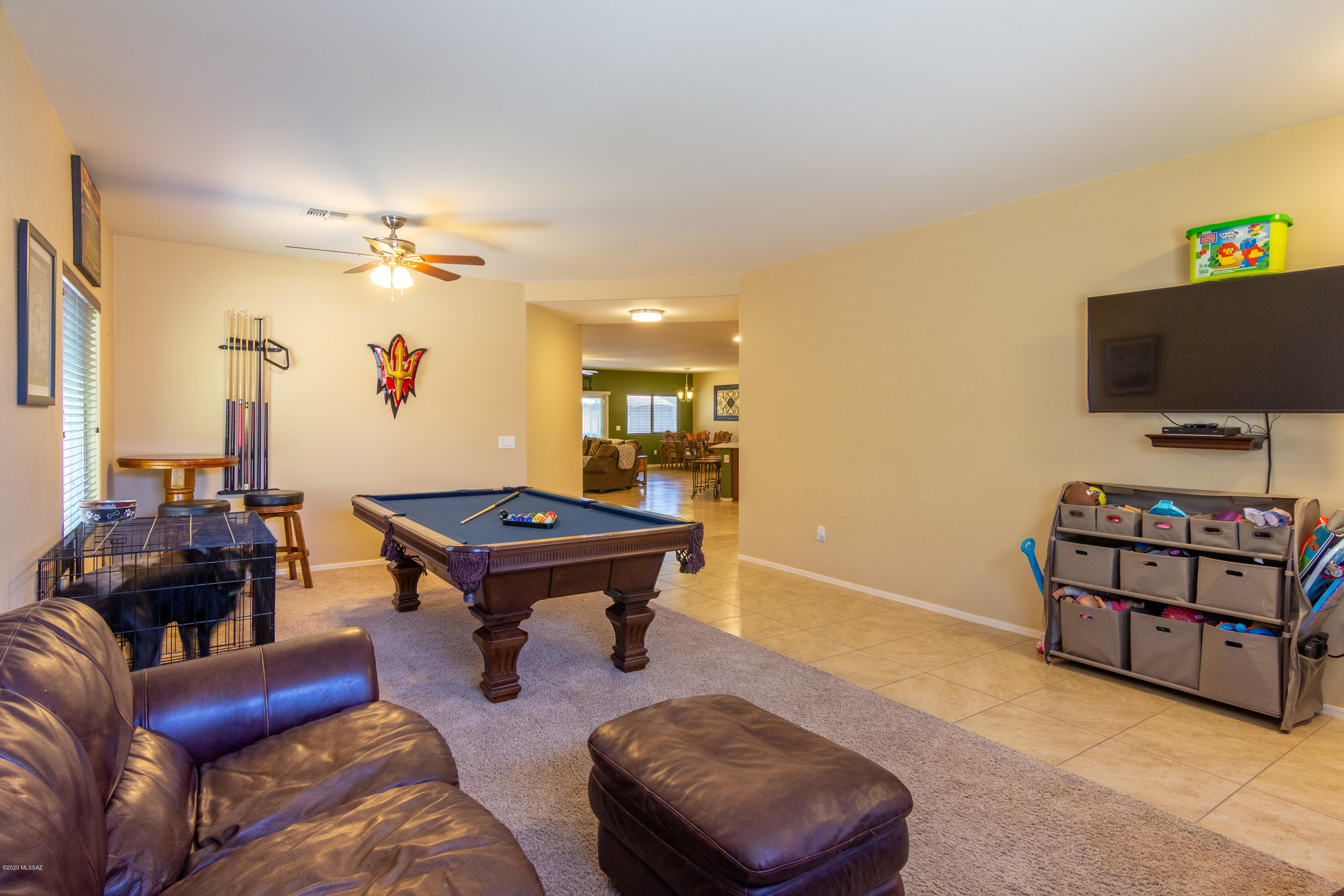 Welcome home to this beautiful DR Horton ''Sabino'' home.  This property has been well cared for by it's original owners.  The exterior features a stone paver driveway, large 3 car garage, mature desert plantings, a spacious back yard with gazebo - perfect for entertaining.  The interior has a large formal living room and dining room which leads into the open floor plan great room.  Granite Countertops, Large Kitchen with Island, and 16'' Tile Floors make the home feel open and inviting.  The San Lucas community features walking and biking paths, a large community park with baseball, basketball, volleyball, a play area, bathrooms and a fenced dog park.  Less than 10 minutes to major shopping areas and only 1 mile from the I-10 Freeway for convenient access anywhere!