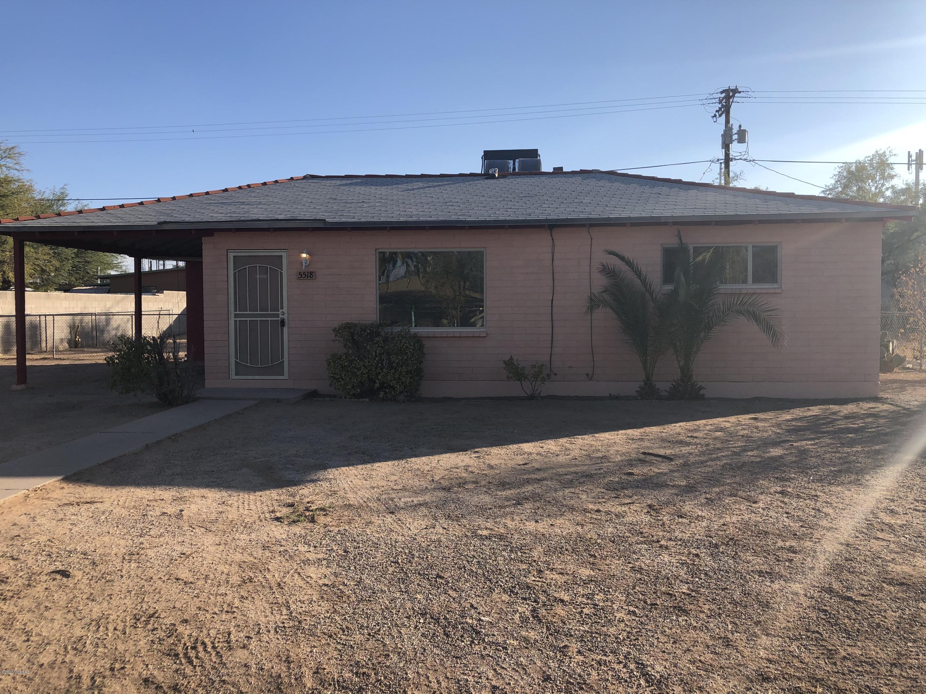 Cute, well maintained 2 bedroom/1 bath home is centrally located near shopping centers, parks, schools, restaurants and Davis-Monthan Air Force Base. This home has ceramic tile throughout and has been upgraded with brand new kitchen cabinets, a new stainless steel stove, a new vanity in the bathroom, new windows, and newly installed, covered back porch plus new, wood fencing along the west & southern backyard fence for additional privacy. AC was replaced in June, 2016. The water heater was replaced in May, 2016. The back side of the roof was replaced in January, 2016. This is a great starter home or could be a wonderful investment for rental income. The market is hot so submit your offer ASAP!