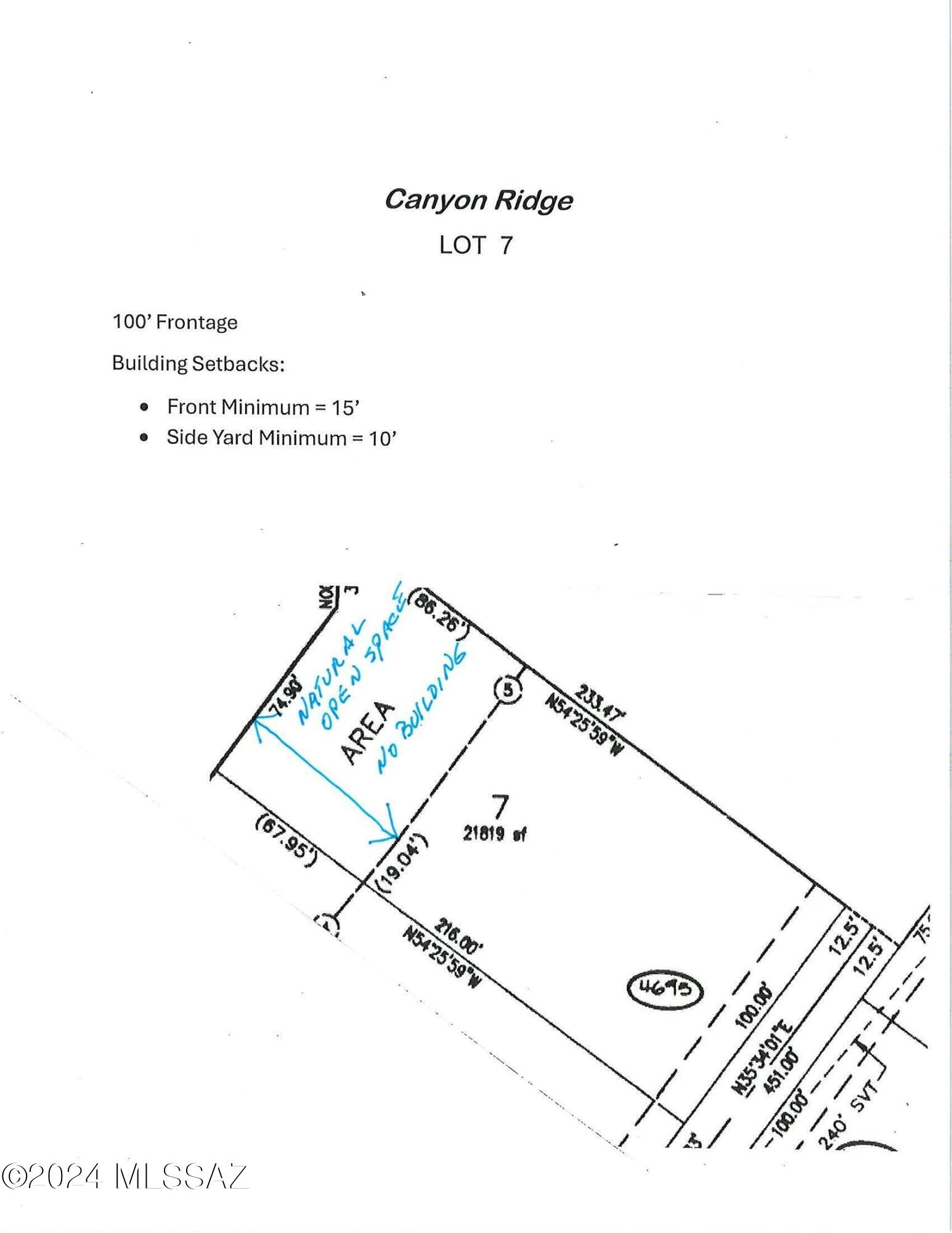 Canyon Ridge (1-40) - Land
