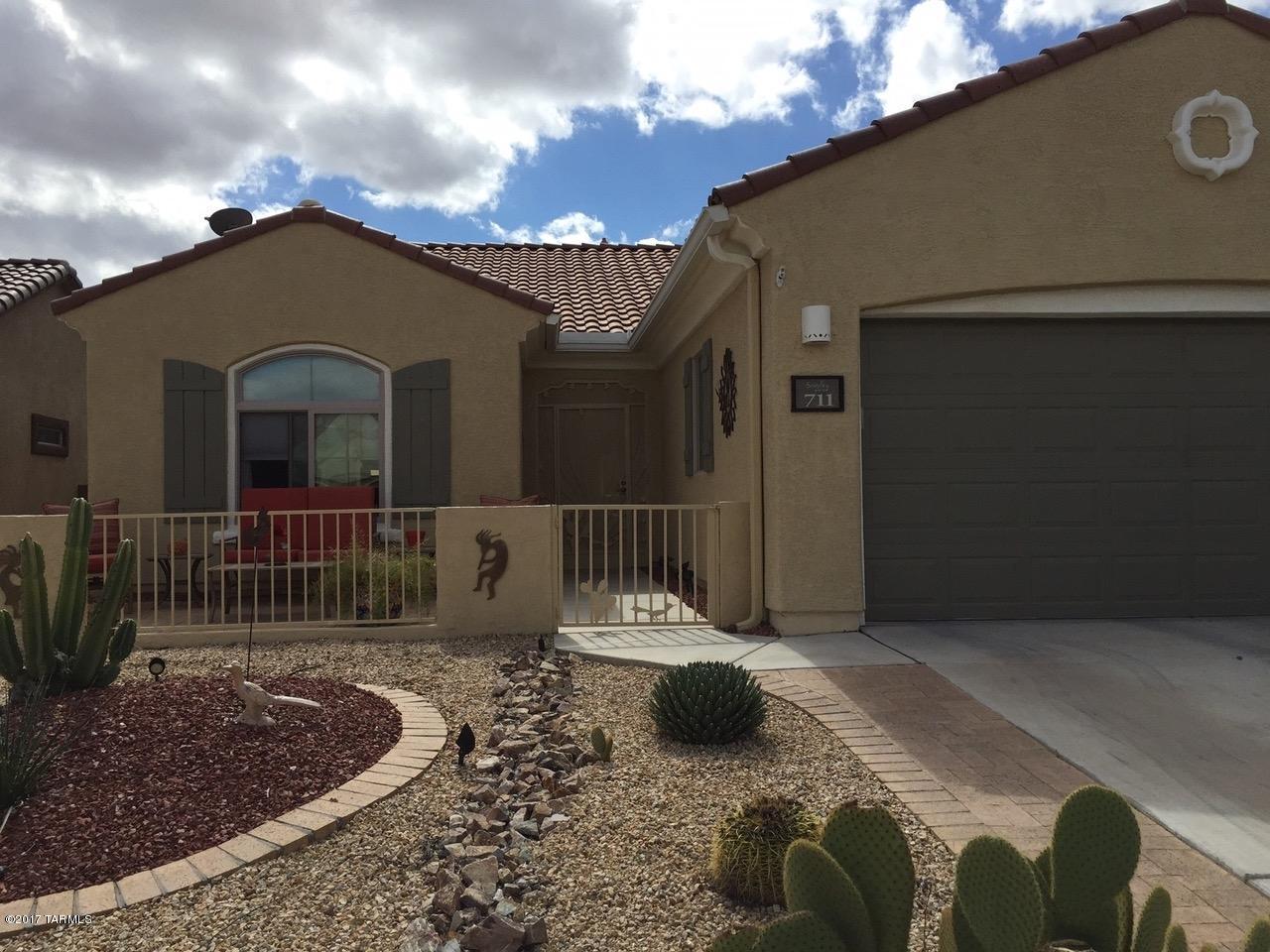 Our home is located in Sonora at Rancho Sahuarita, a 55 and over community. We have maintained and updated our home over these last years and these updates must be seen to be appreciated. Our neighborhood is quiet, clean, and the neighbors are fun, friendly, and look out for each other. Our efficient doors and windows, as well as insulation, keeps the cooling and heating bills low. This home is 4 doors up from the clubhouse for easy access to activities. bicycle storage area. Stroll right across the street to go shopping at Paradise Valley mall and enjoy a host of great restaurants and shopping!