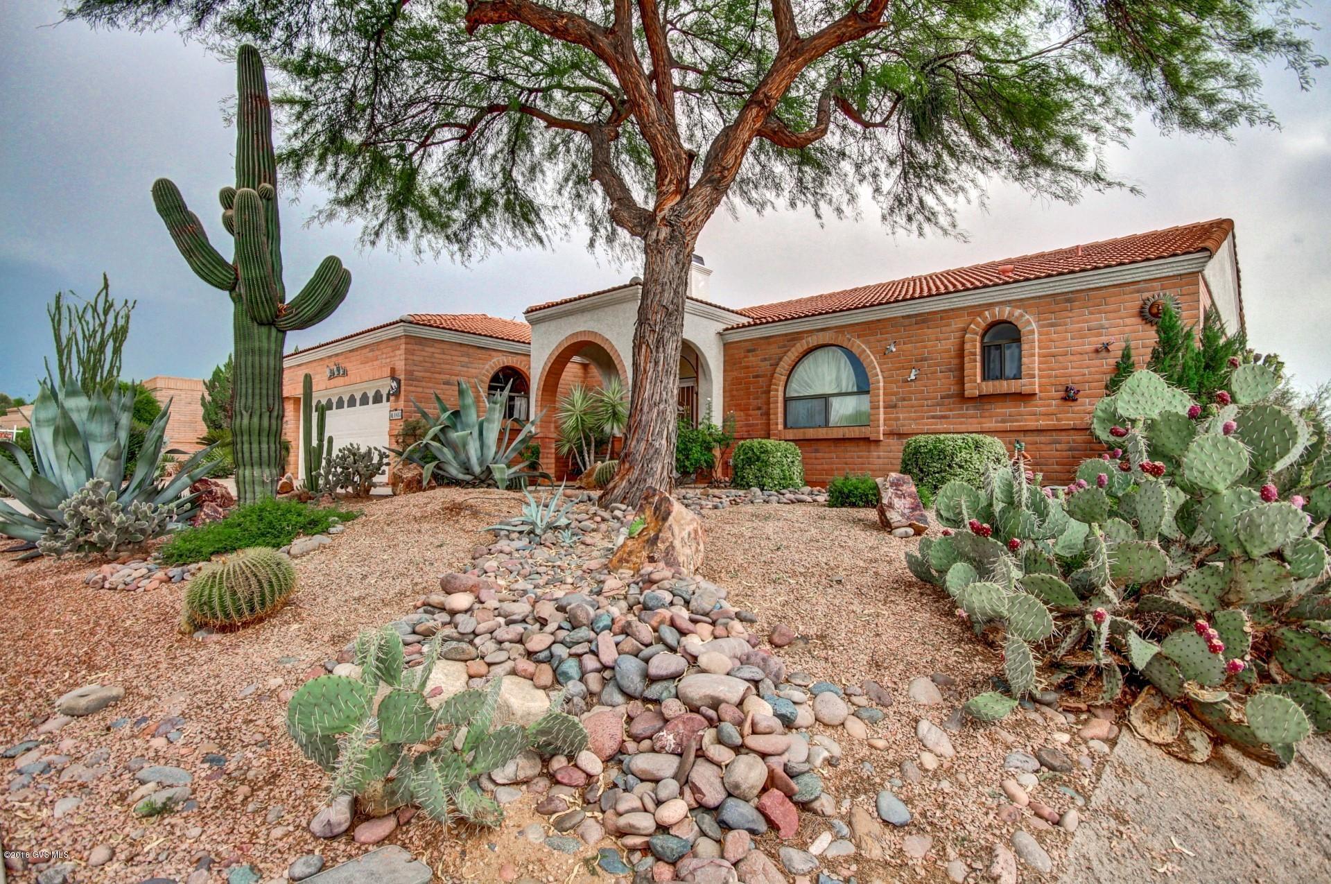 Located in the sought after adult community of Quail Creek. This Golf Course home is extremely clean and move in ready. Great open floor plan design, vaulted ceilings, gas fireplace and bar. Kitchen has plenty of counter space, cabinets, recessed lighting, walk in pantry and island. Great breakfast nook area has amazing views of the golf course. Covered back patio complete with fans, pavers, amazing views and simply great for outdoor entertaining or to enjoy that morning sip of coffee. Large master bath complete with separate tub, walk in shower and walk in closets. Ceiling fans throughout the home. Extremely well manicured front and back yard, 2.5 garage great for extra storage space of them toys. Close to all the amenities that Quail Creek has to offer this home is a must see!!