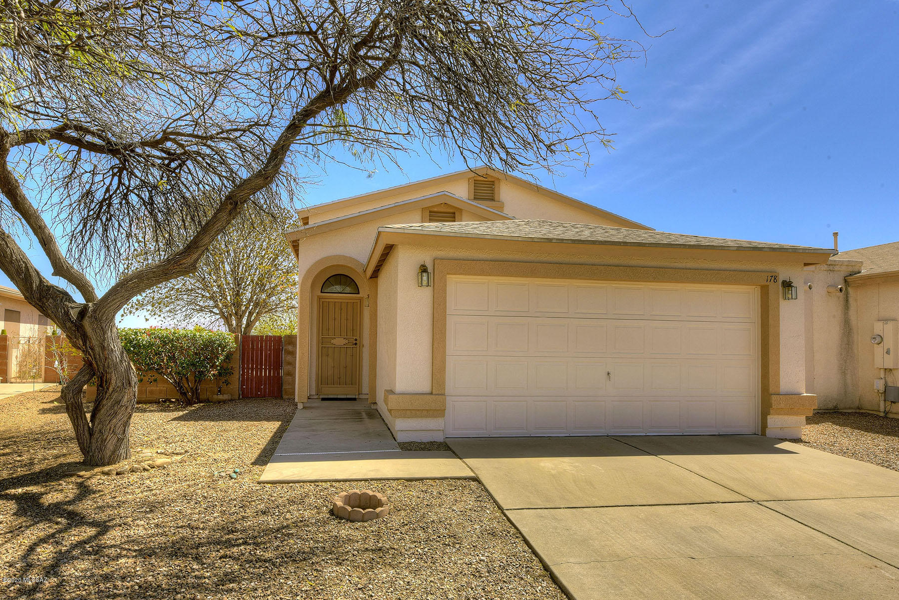 Fabulous 3bd/2ba split level townhome available in the Continental School District...A rare find in this pricepoint!!  Spacious living area features a cozy fireplace with large windows allowing for lots of natural light with GORGEOUS Mountain Views as you step onto your deck from either the Living Room or Your Master Bedroom.  Large eat-in kitchen features SS Appliances and is a perfect spot to congregate and talk about your day!   Huge downstairs offers additional 2bd/1ba and a Rec Room for the Kids or Adults to be used as Additional TV/Game Room, Pool Table, Entertaining and so much more!  Blank slate of possibility in this spacious backyard setting as you enjoy the Magnificent Sunrise and Sunsets only found in the desert...Welcome Home!!