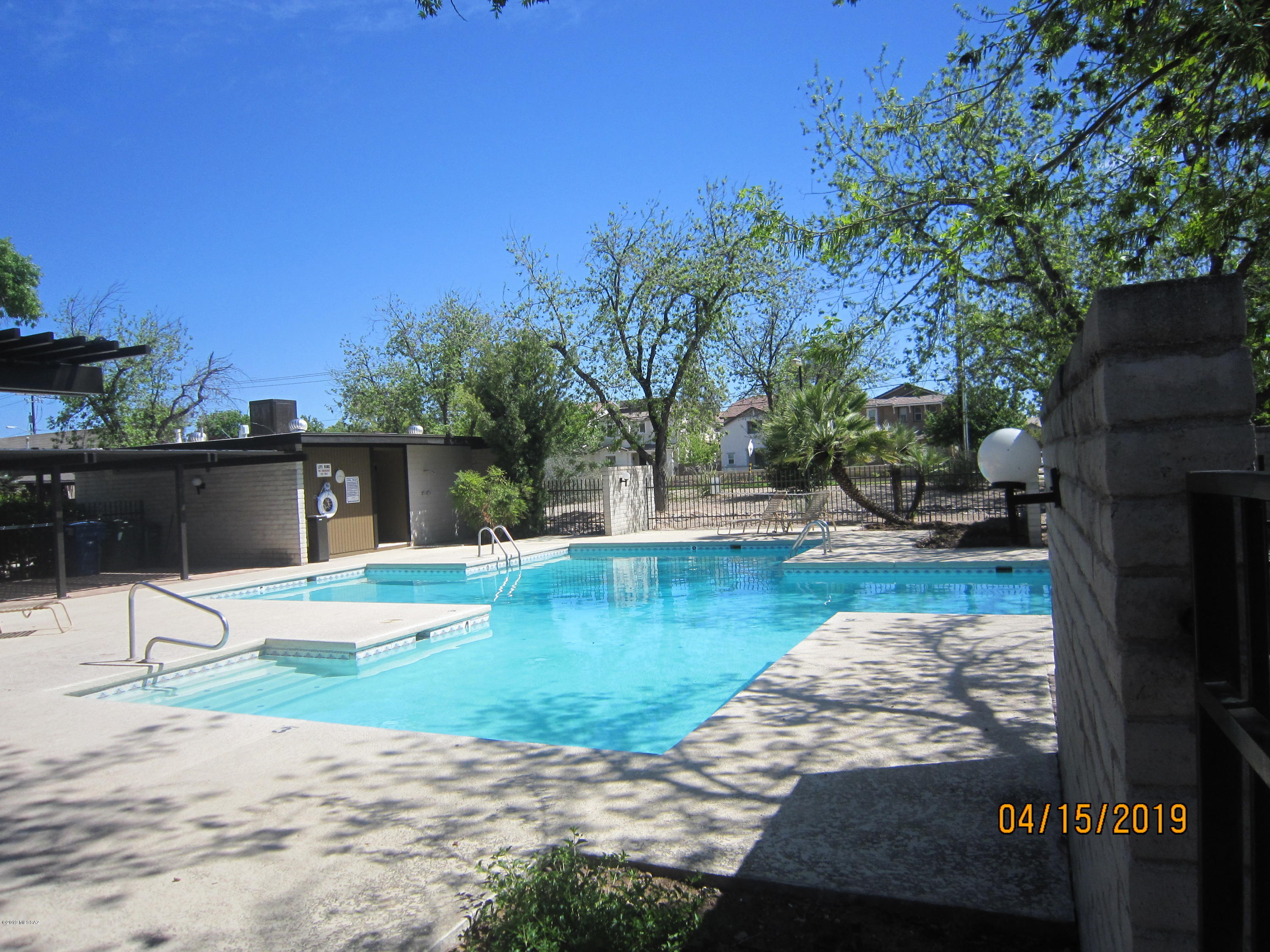 Popular Orchard River Community with lush Pecan Trees located adjacent to Ft. Lowell Park and the River Walk, this 2 Bedroom, 2 bath Spacious Townhome features tile flooring in living areas, Central A/C and Gas Heat, Private walled patio and storage, and Community Pool!