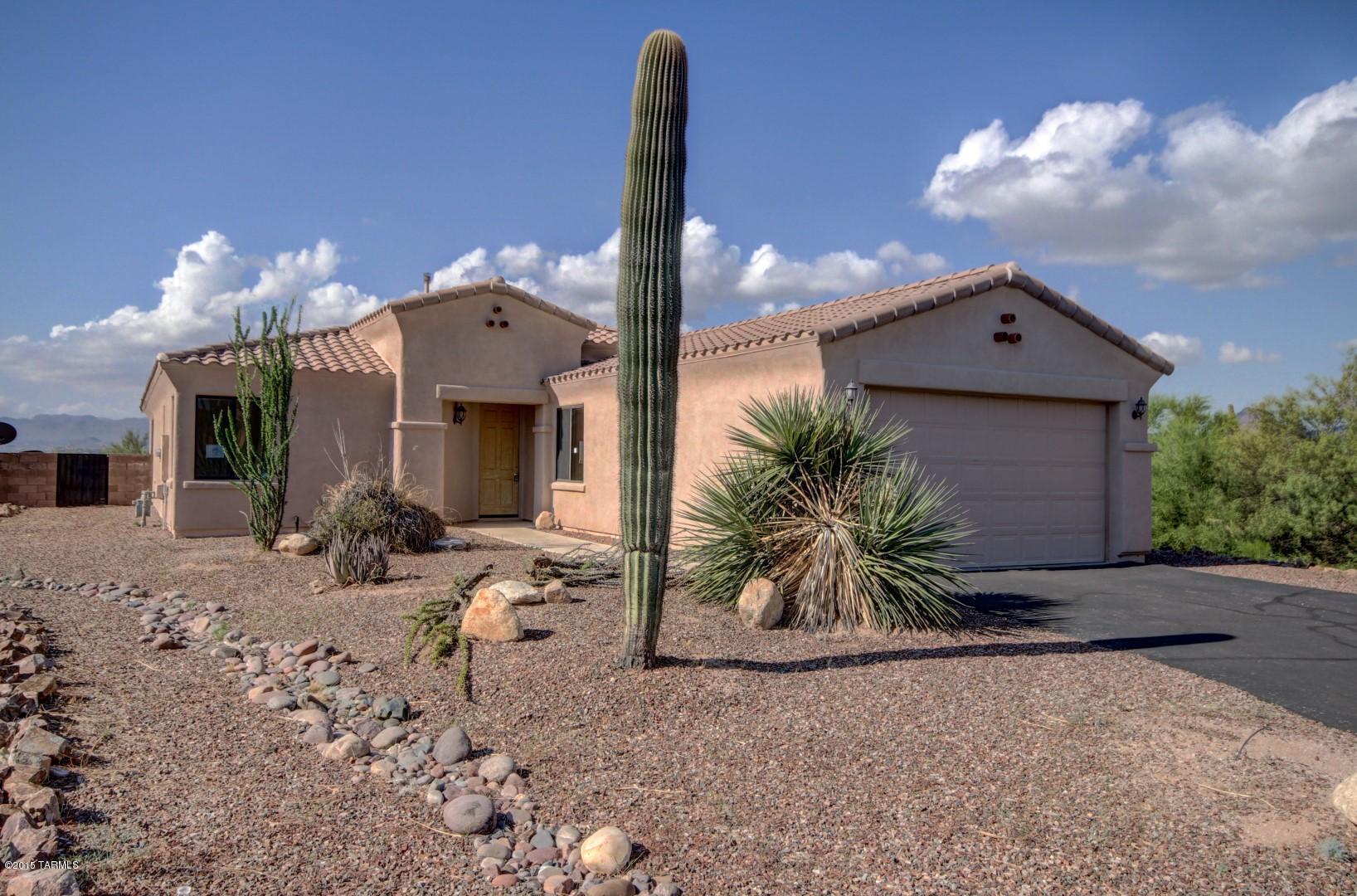 Beautiful and spacious 3 bedroom, 2 bath home with pool, spa and mountain views! This home is being sold as-is giving you the opportunity to design your own kitchen. The living room features a gorgeous built in and has many windows providing the home with lots of natural light!