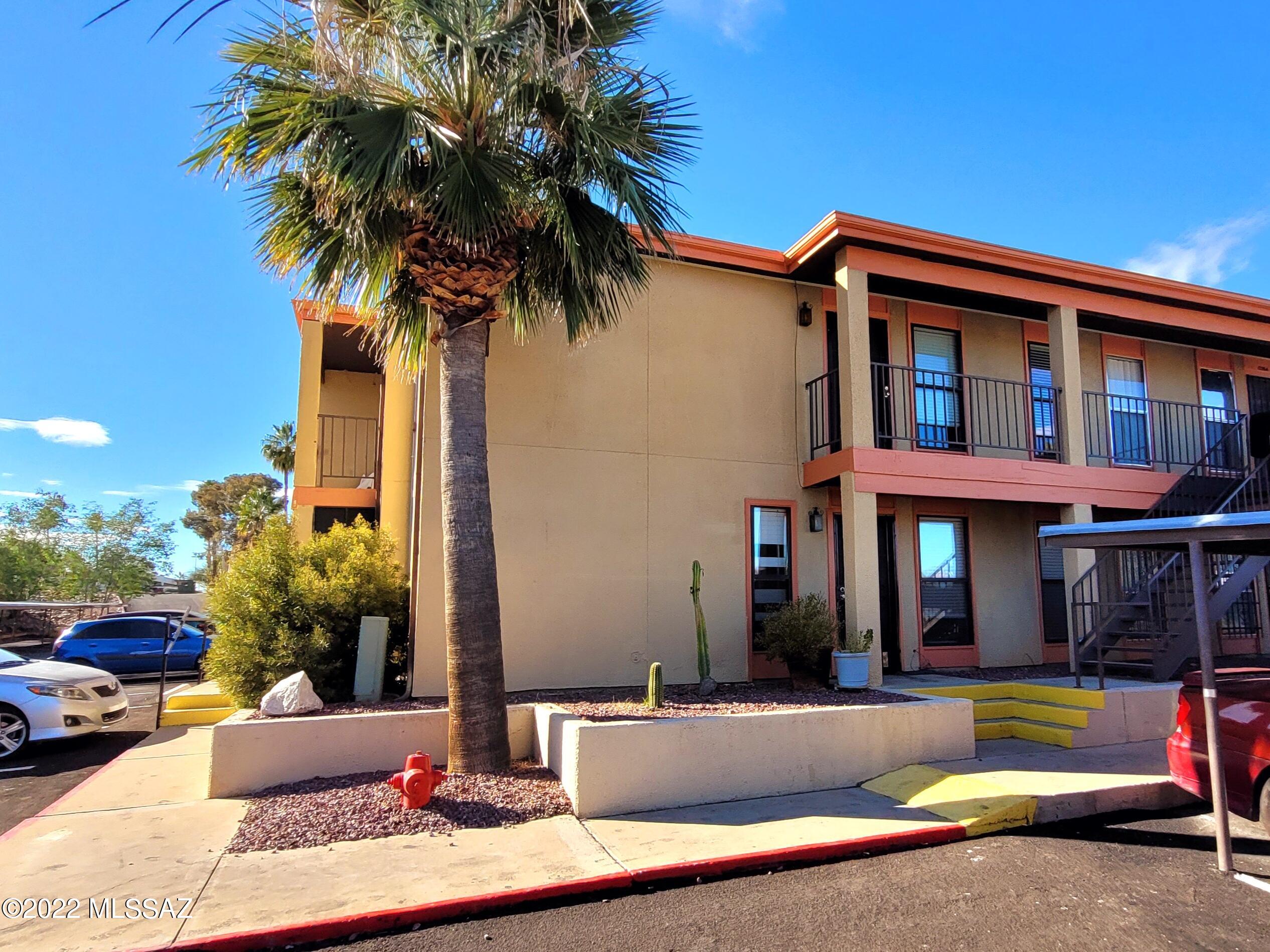 Come see this spacious corner unit that has easy access from the covered parking space via the front and side patio doors. This unit allows morning sun in the front and afternoon winter sun on the fully
enclosed patio. Recently repainted in a warm, bright, neutral color and has tile flooring throughout. Kitchen has updated appliances, double sink, and quartz countertops and a pantry with roll out shelves. Lots of additional storage with multiple closets and a large vanity. Generous sized bedroom has two windows with privacy and darkening blinds. New heat pump to be installed before closing. HOA includes water (including hot), sewer, trash, exterior maintenance and a pool. HOA allows rentals and is updating the community with new exterior paint, resurfacing of roads and parking spaces. Close to AFB, shopping, restaurants and bus lines. You can't lose with this unit!