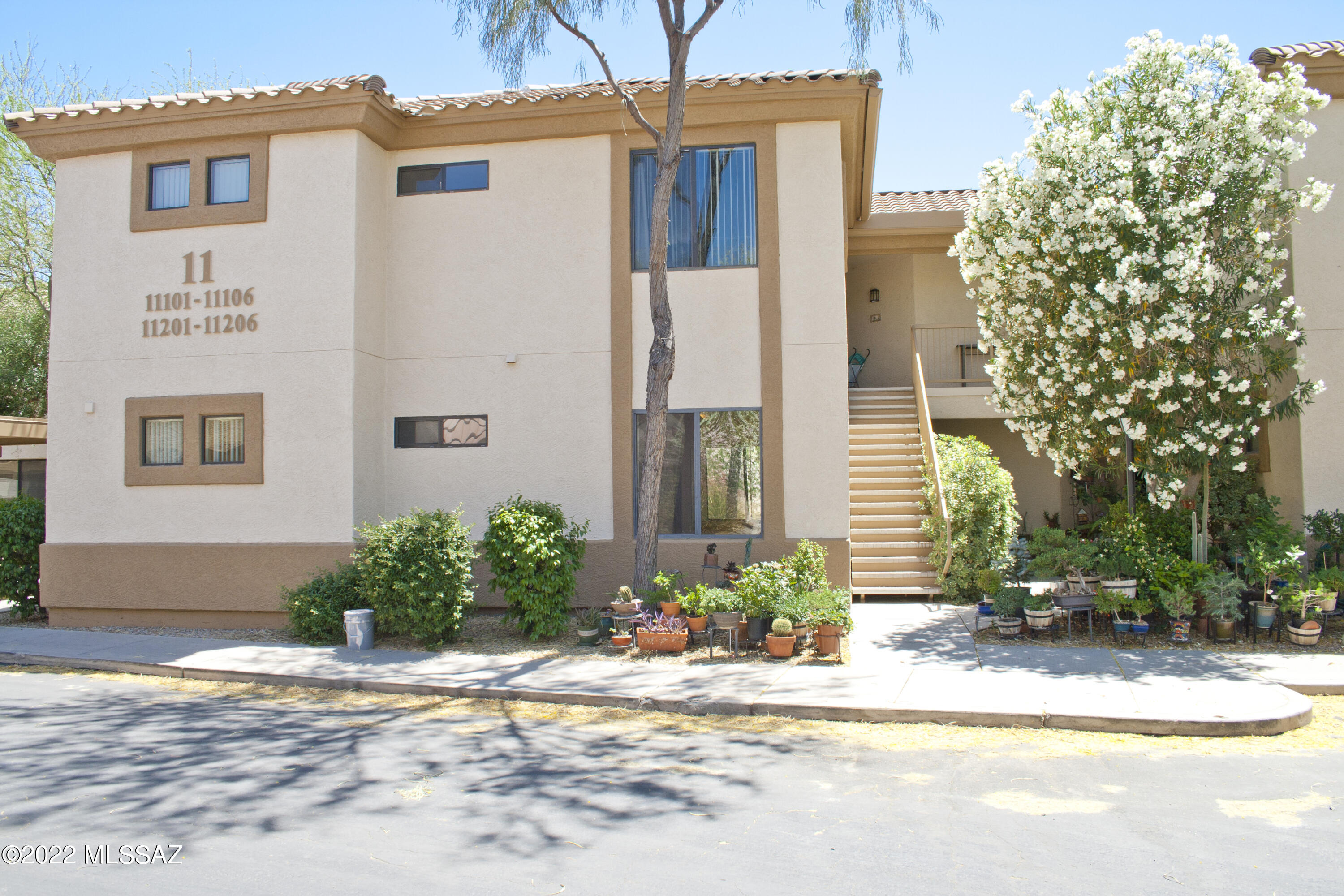 First floor condo near The Loop that's ready for immediate rental! Beautiful three bedroom and two bathroom condo located in the heart of the Foothills. An upgraded kitchen with pass through bar area highlights the heart of the home. Stainless steel refrigerator and full size washer & dryer included. Relax on your private covered patio or take a dip in the sparkling community pool! Enjoy shopping and fine dining just steps away from your front door, or take a walk or bike ride along the Rillito River from your private entrance. Gated community with resort-style amenities. One covered parking spot included.