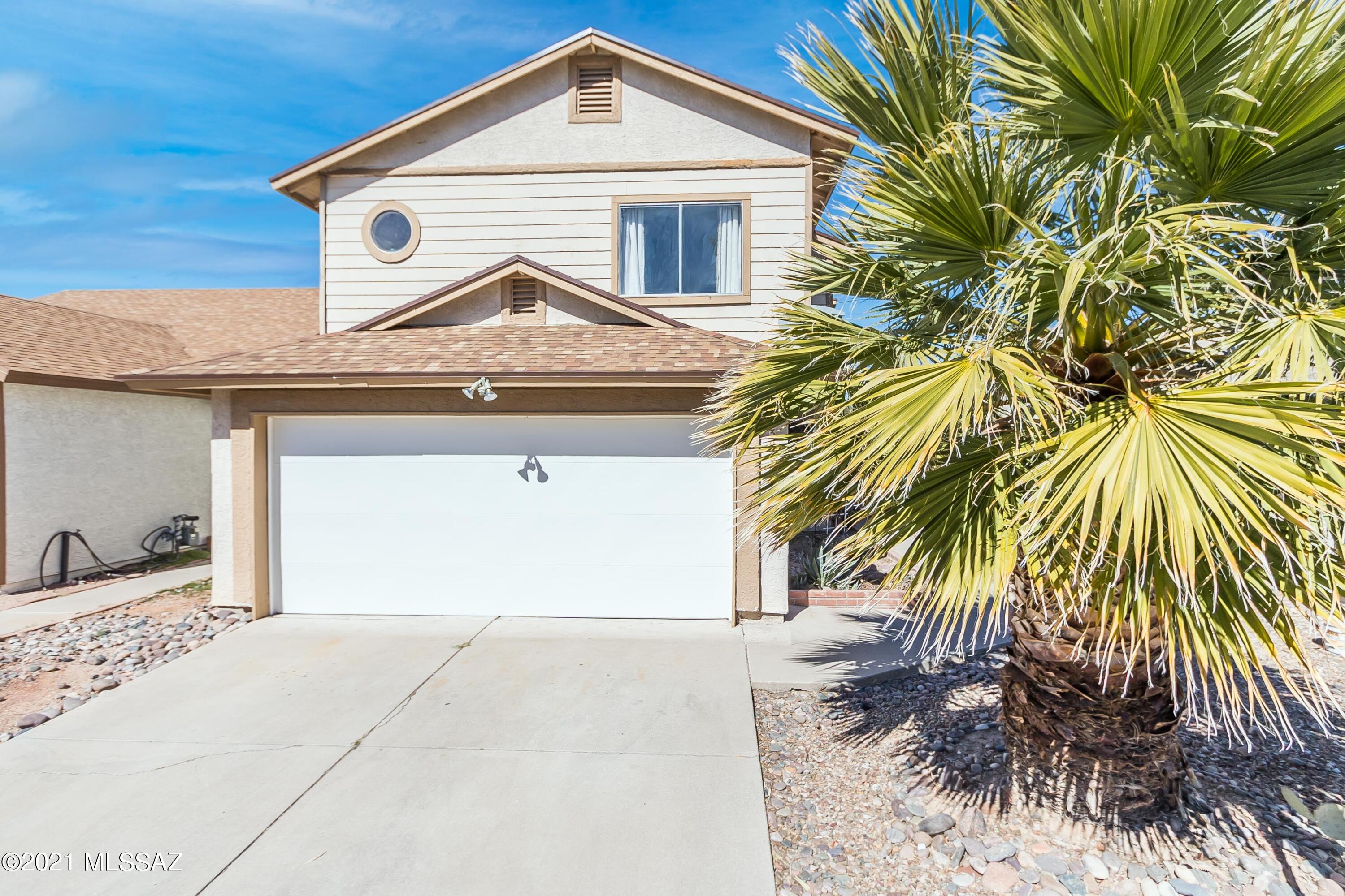 This 2 story, 3 Bedroom 3 Bath home located in the Mission View subdivision of Southwest Tucson features a brand new roof, fresh paint throughout the interior, a large backyard, 1 bedroom and 1 bathroom on the first floor and a 2 car garage with new garage door. Call for your private showing today.