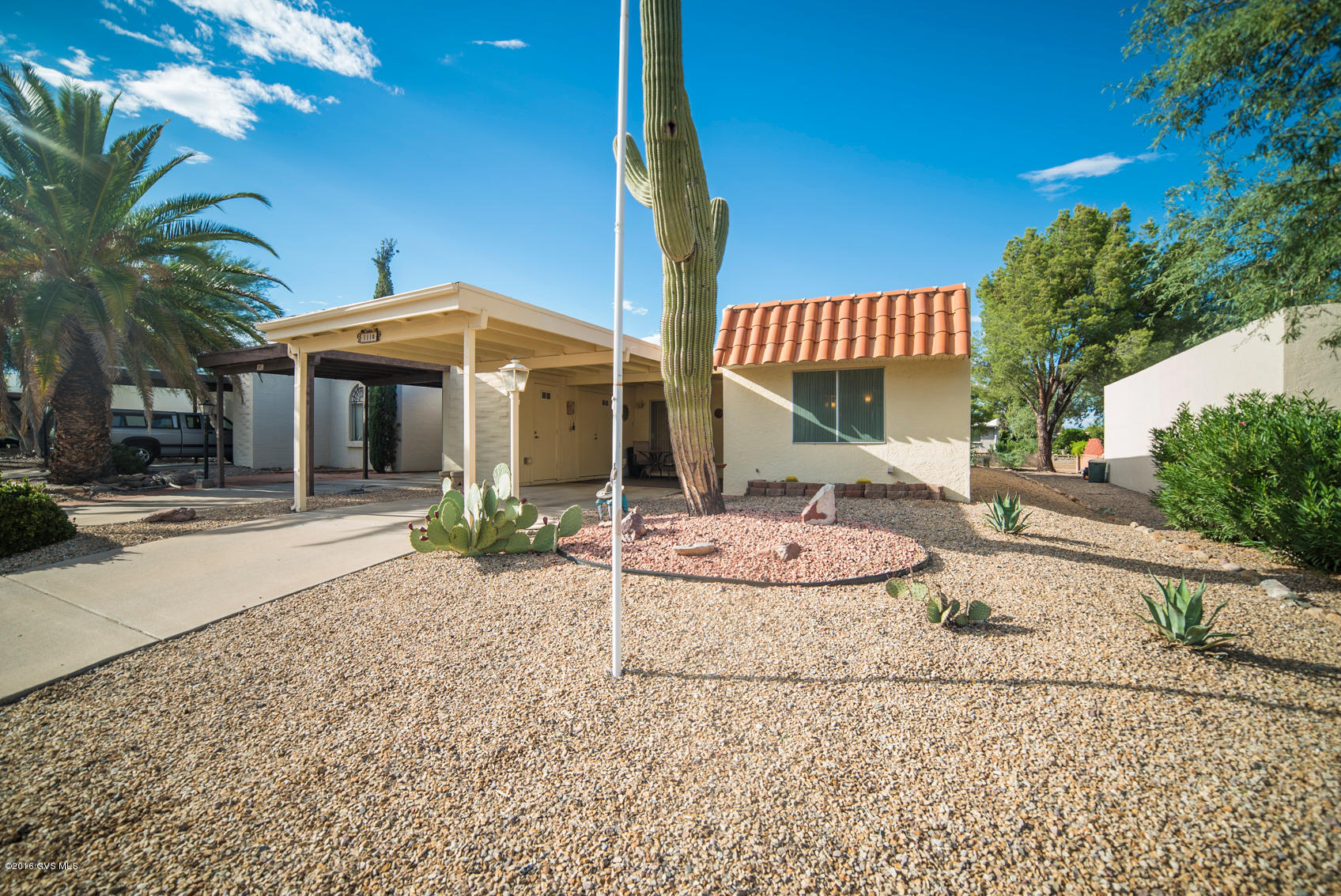 Well maintained home centrally located in Desert Meadows Townhomes. A great winter hide away or investment property with 1087 square feet; 2 bedrooms and 2 baths. Efficient galley kitchen that has easy access to either the breakfast nook or more formal dining area. Rear covered patio to spend your afternoons in the cool shade reading your favorite book or relaxing to your favorite music.
