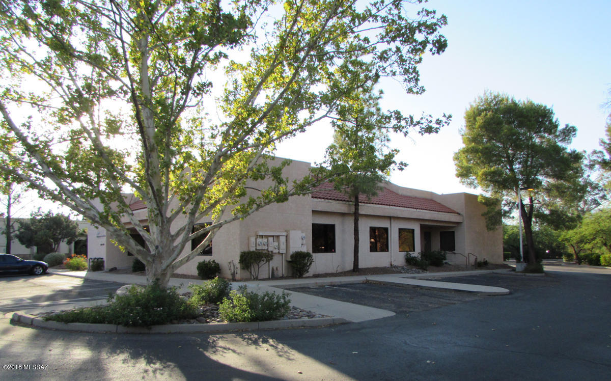 Medical office suites for sale located in Desert Medical Park, a higher-end medical park community.  Location is EXCELLENT with TMC Hospital & TMC Medical Park nearby, Tucson's premier non-profit hospital!  AND is not part of the TMC ground land lease area, OUTSTANDING!  3 suites total.  #1 suite (1,786 sq/ft) currently leased & great income.  #2 & #3 suites (3,321 sq/ft) are combined into one and are currently occupied by seller.  #2 & #3 suites have been updated by seller.  Exterior recently painted.  Parking lot recently recoated.  These suites have covered parking spots.  Air conditioning also recently updated.  Ready to go!  For more information please contact.  Call, text or email for a showing or more details.