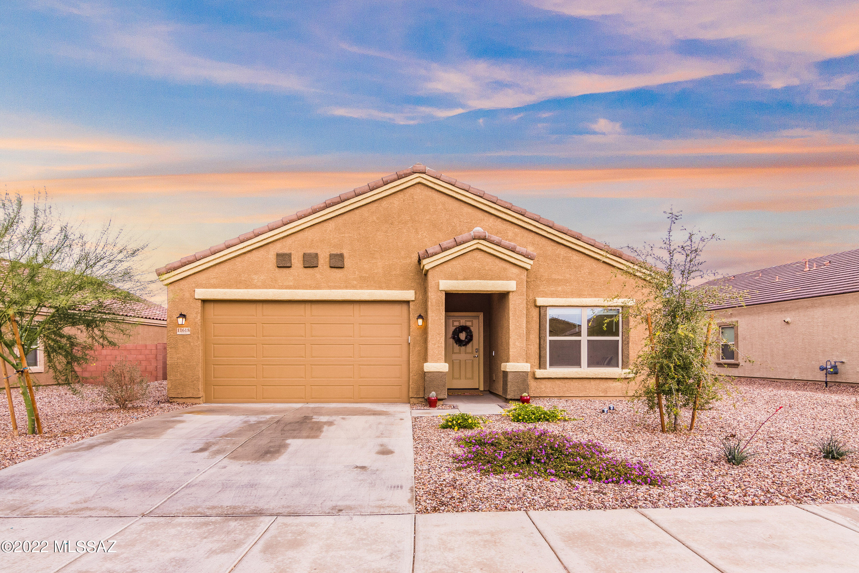 Why build new when you can have this beautifully upgraded home boarding the running trails and parks! North facing back yard provides plenty of shade in the afternoon, and boarders running trail/park space for extra privacy. Beautifully appointed and truly move in ready, this home features granite counters, stainless steel appliances, and Washer/Dryer stay in home. Tastefully painted neutral colors and barely lived in, this home is better than new, and an amazing value! Come see the beauty of this home before it is sold!