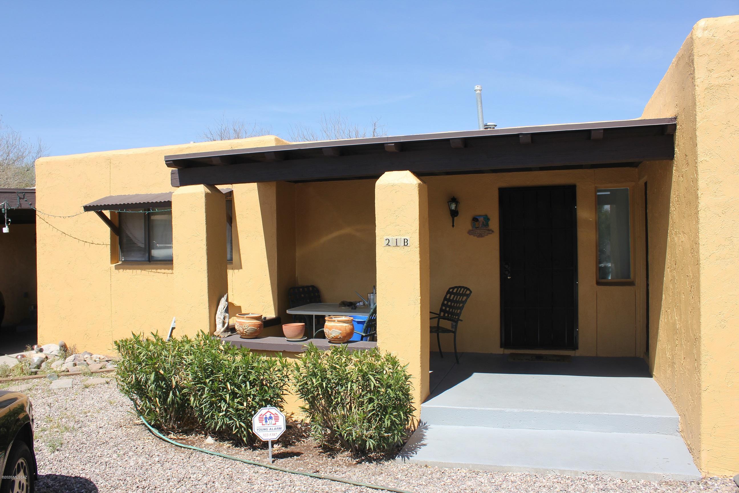 Carport and extra long driveway for parking.  Property has long term tenants that pay on time.  The structure has been maintained! The units are at the end of cul-de-sac.  There are washer and dryer hookups.  Built in microwaves and appliances.  Air conditioned.  Separate gas and electric meters.  21b has a fireplace