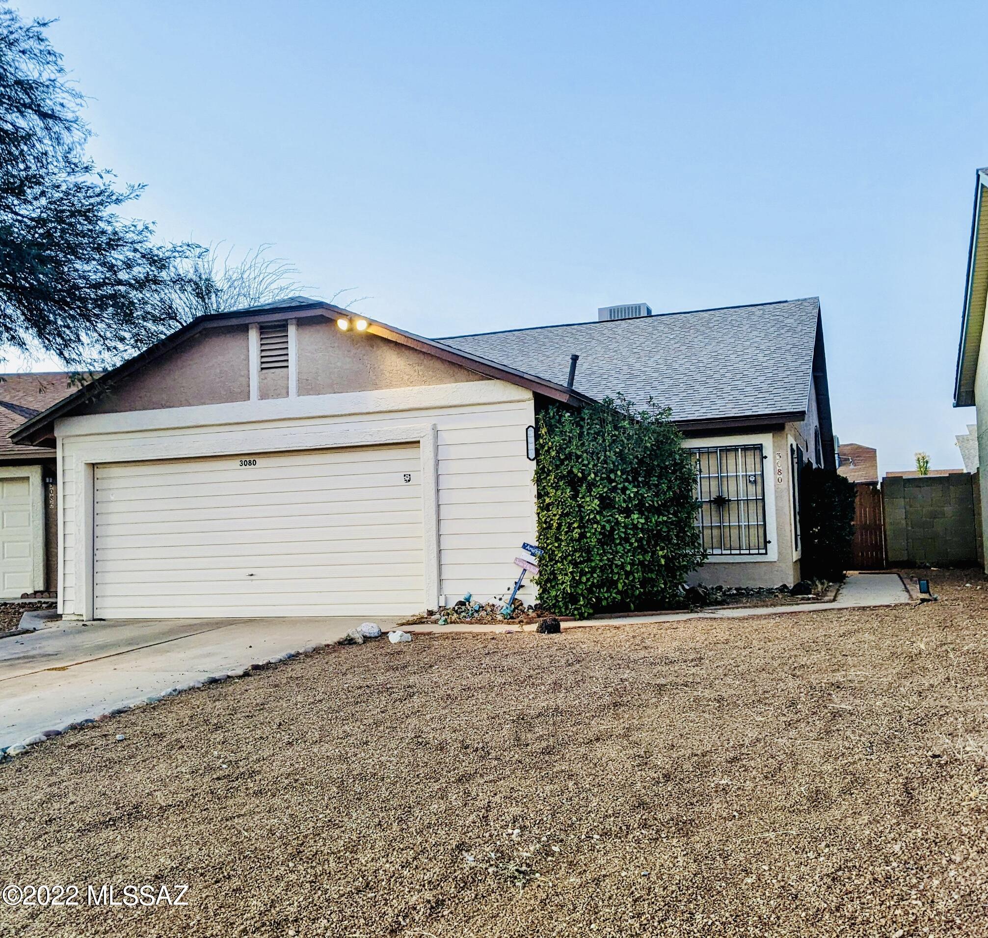 Desired 3 bedroom, 2 bathroom bungalow style home with open floorplan home in a cul-de-sac! New roof in 2020, new exterior paint in 2021, large kitchen with dining area, storage throughout, and covered patio overlooking the spacious backyard.
