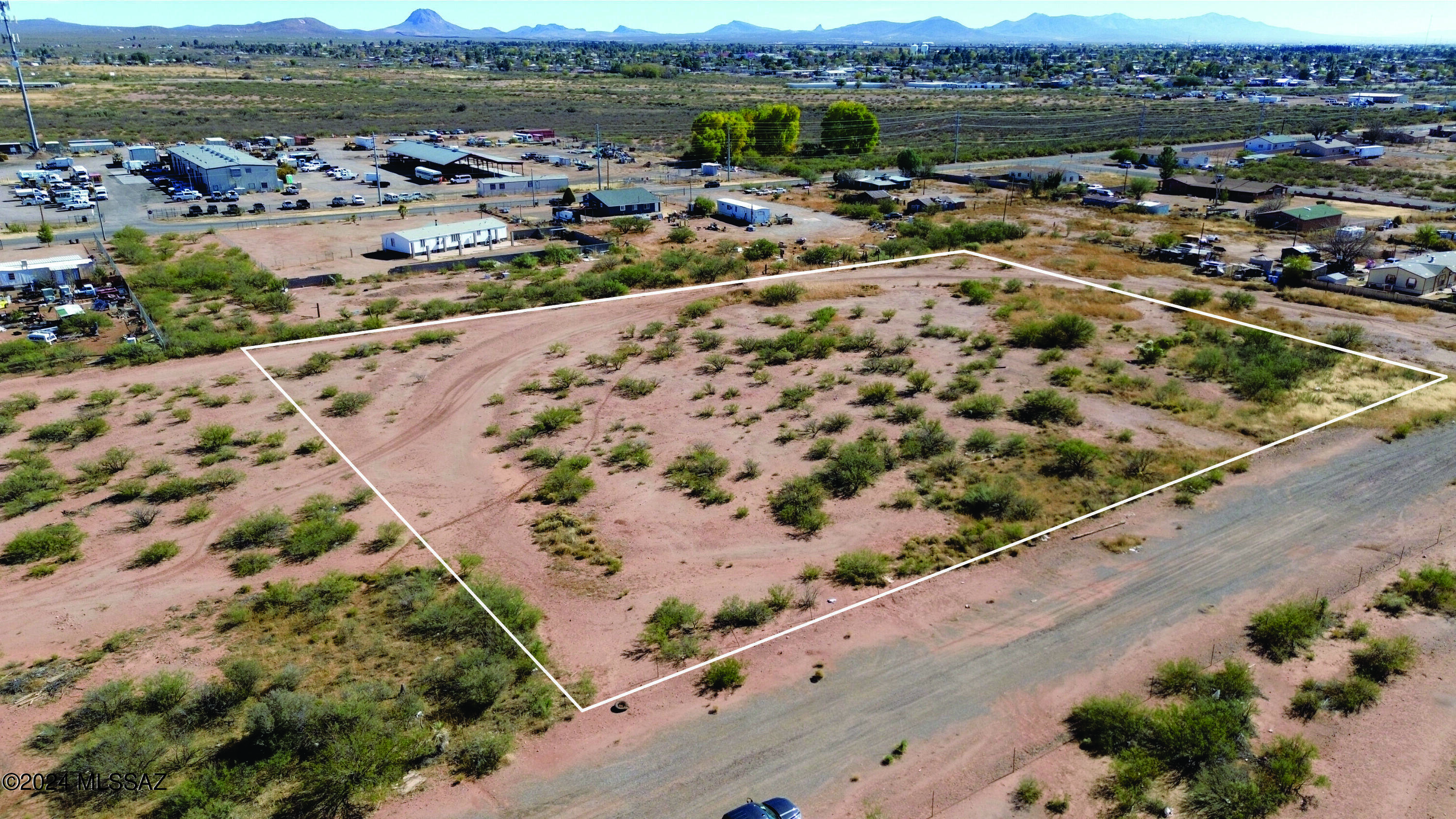 Great 2.62 acres of level buildable land with a short drive to shopping. Power and city water are available. This is a perfect location to build your home and head out to historic Tombstone or Bisbee. You can jump across the border and visit Mexico.