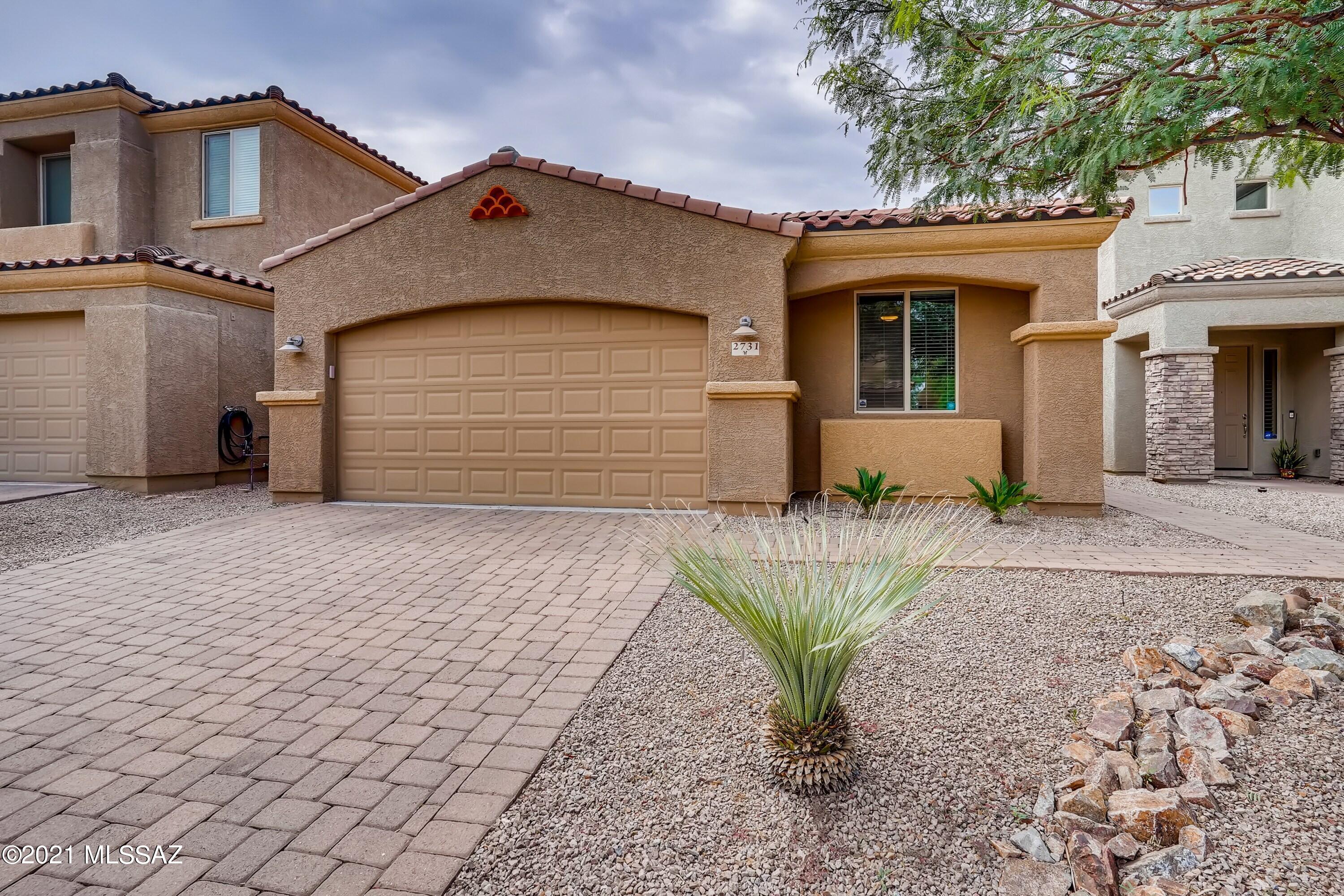 Welcome to this stunning 3 bedroom, 2 bathroom single-level home located in the highly coveted community of Mariposa Trails. Inside you will be impressed with the open layout concept and natural light that flows effortlessly from room to room. The gorgeous eat-in kitchen boasts a center island with breakfast bar seating, sleek appliances, a walk-in pantry, and ample cabinet space. You will love the fabulous primary bedroom with a walk-in closet, a bright en suite bathroom with dual vanity, and a sliding glass door that leads you to the spacious backyard. Enjoy entertaining or relaxing in the serene, low-maintenance backyard with a covered patio and fire pit. This exceptional home provides a central location to surrounding parks, shopping, restaurants, and more!