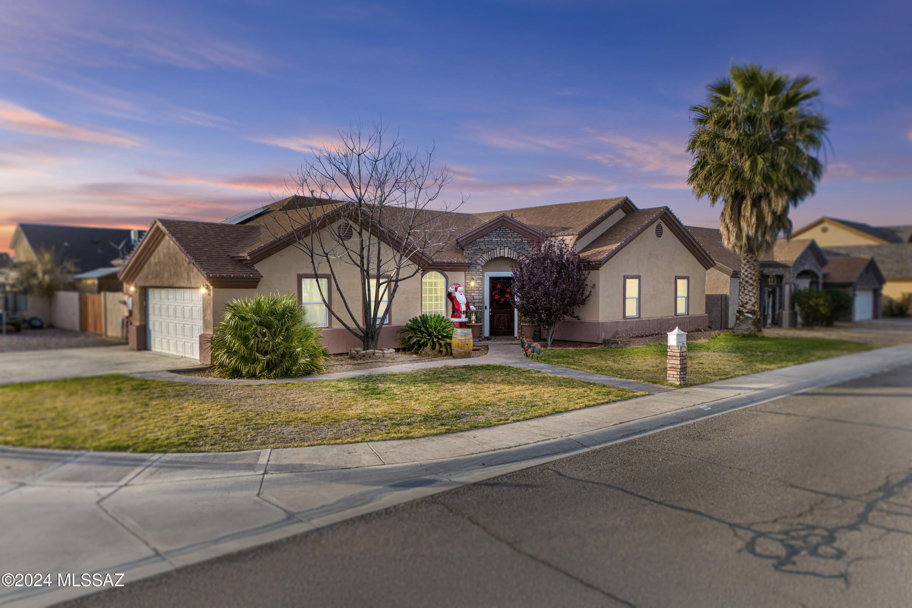 It's finally here, an affordable home in a highly desirable community in Thatcher!  You won't want to miss this beautiful 4 bedroom home with 3 full bathrooms and fully landscaped yards.     The SOLAR PANELS help to  keep your 2150 sq ft home nice and cool all summer long for just a few dollars a month. Imagine that!  The pool in the back is also included making for fun family and friend get togethers.  The ceilings are high and the floor plan is open and airy.  You will enjoy the location which is in a quiet subdivision, but within walking distance to Thatcher  high school and near shopping.  Homes like this don't come around often, so hurry and book your appointment today!