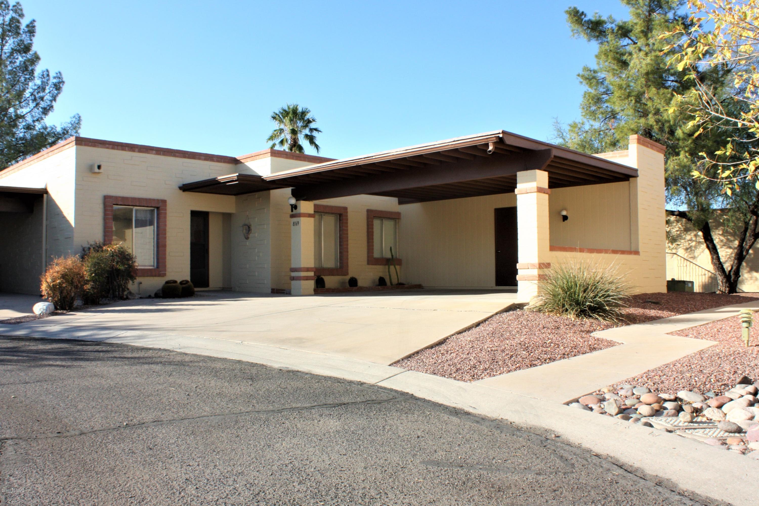 Clean home has entry way, eat-in kitchen with pass through window to formal dining area, living room with slider to private patio and gate to beautiful ramada & pool area. There are 2 bedrooms, 2 baths, and a den. Master suite has spacious closet, nice bath, and a sliding door to patio. Large storage area off 2 car attached carport has electric. The cement drive leads to quiet cul-de-sac in lovely Wrightstown community. This home is ready for a fast close of escrow!  210 Home Warranty included.