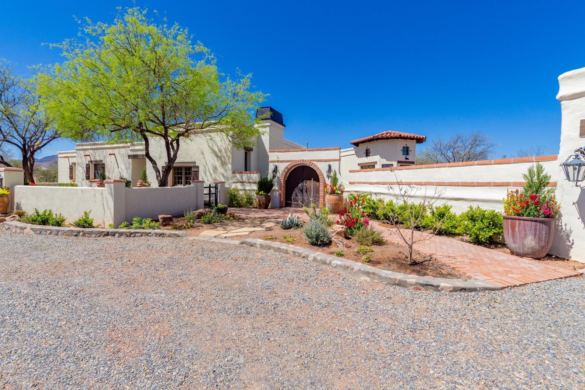 This spectacular single level Spanish style home is located on a quiet street in the Tubac Country Club Estates. Recently updated, this home blends old world charm with modern amenities for elegant and easy living. Large and gracious indoor/outdoor spaces provide the perfect backdrop for entertaining friends and Family. Convenient to the Tubac Golf Resort, Historic Village of Tubac, restaurants and shopping. In addition only 15 minutes from the Santa Cruz Valley Hospital in Green Valley and 30 Minutes from the Tucson Airport.