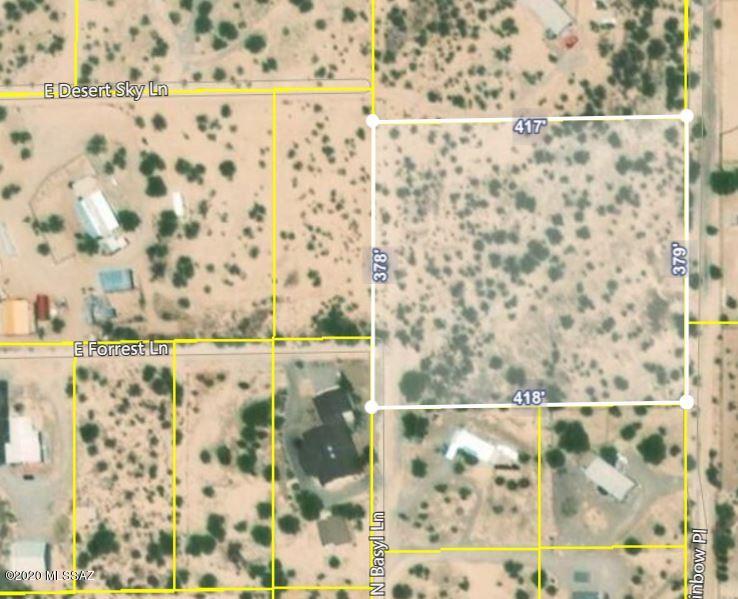 Beautiful spot with 3.63 acres, views and lots of mature mesquites.