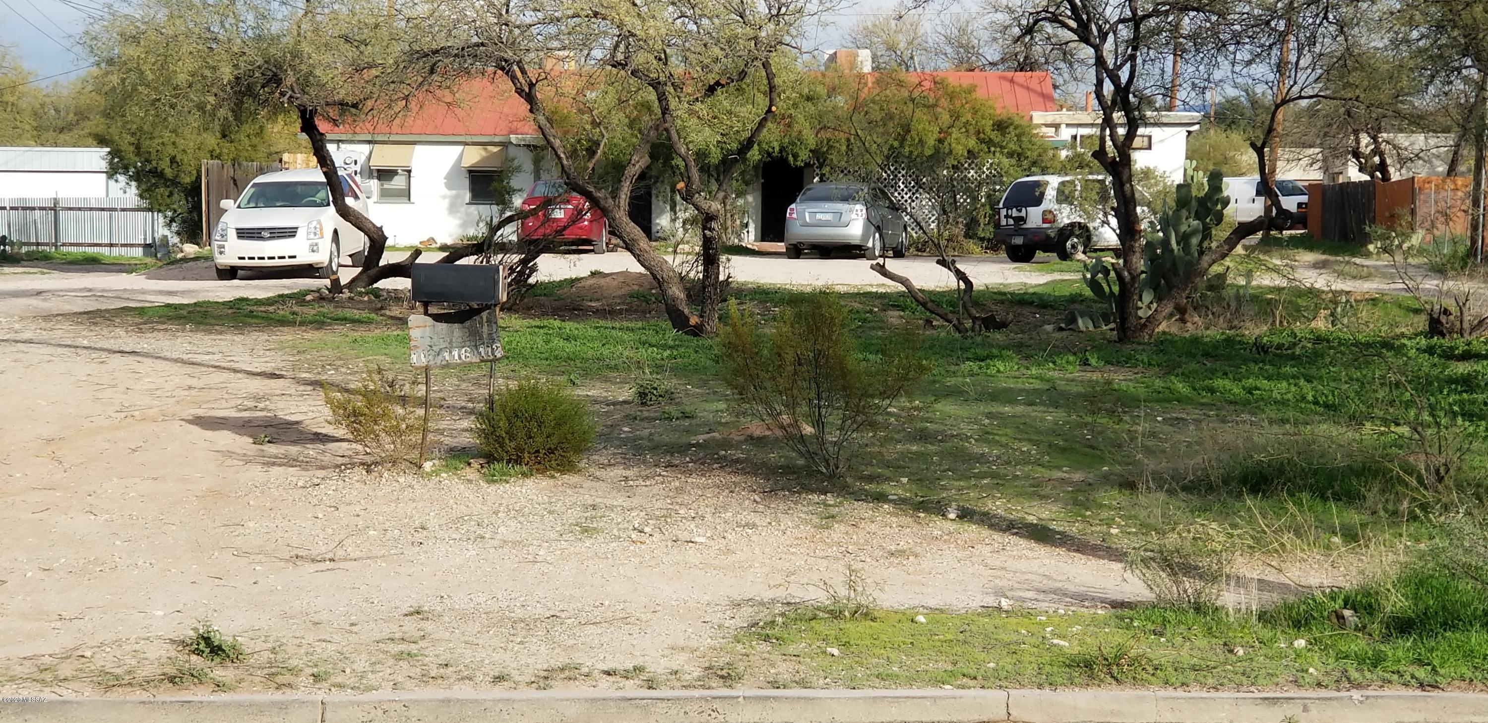 Nice & quiet U of A area duplex (a 2BR & a 1BR) on the very back part of a LARGE R-2 lot. Some remodeling/updating has been done. WOOD floors. *Per the City of Tucson, there is room to add/build another duplex, or 2 new detached SFR on the EXTRA land area. Rents are actual & low, all other figures are Pro-forma. ***  DO NOT DISTURB THE TENANTS! - Property AKA 116-118 N Cherry Ave. - 
PLEASE DO NOT DRIVE, OR WALK, OR TRESPASS ON ANY PART OF THE SELLER'S PROPERTY! FAILURE TO FOLLOW THE RULES CAN LEAD TO SEVERE CONSEQUENCES.