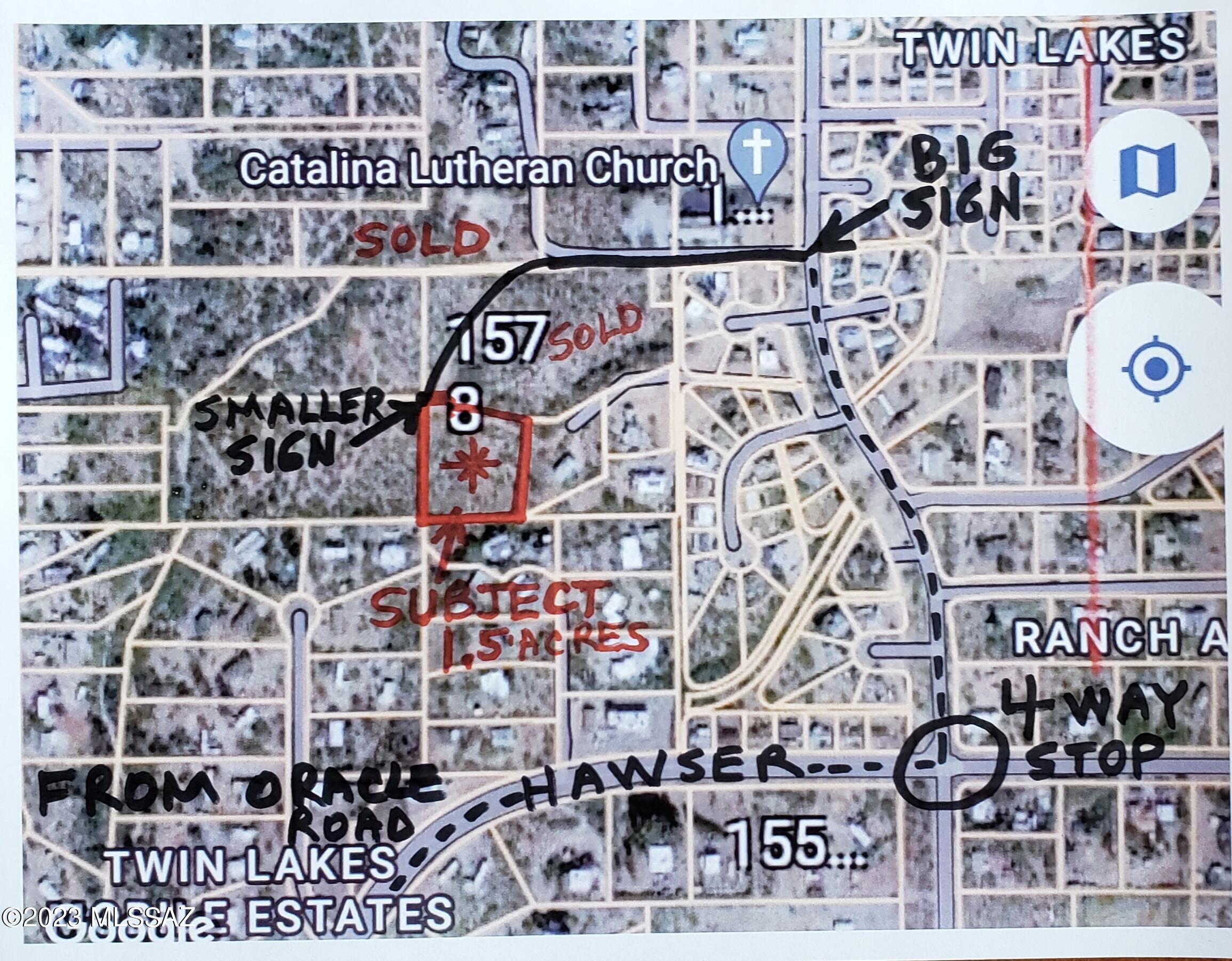Rare Gem in Catalina! Very large Homesite at an Acre and a Half on a Gently Sloping Hill Top with drivable entrance and building pad ready to go!  Spectacular 360 Mountain Views in very private location and very accessible to many conveniences only 1/2 mile from Bashas and much more.
Owner is a Licensed Broker in Arizona.