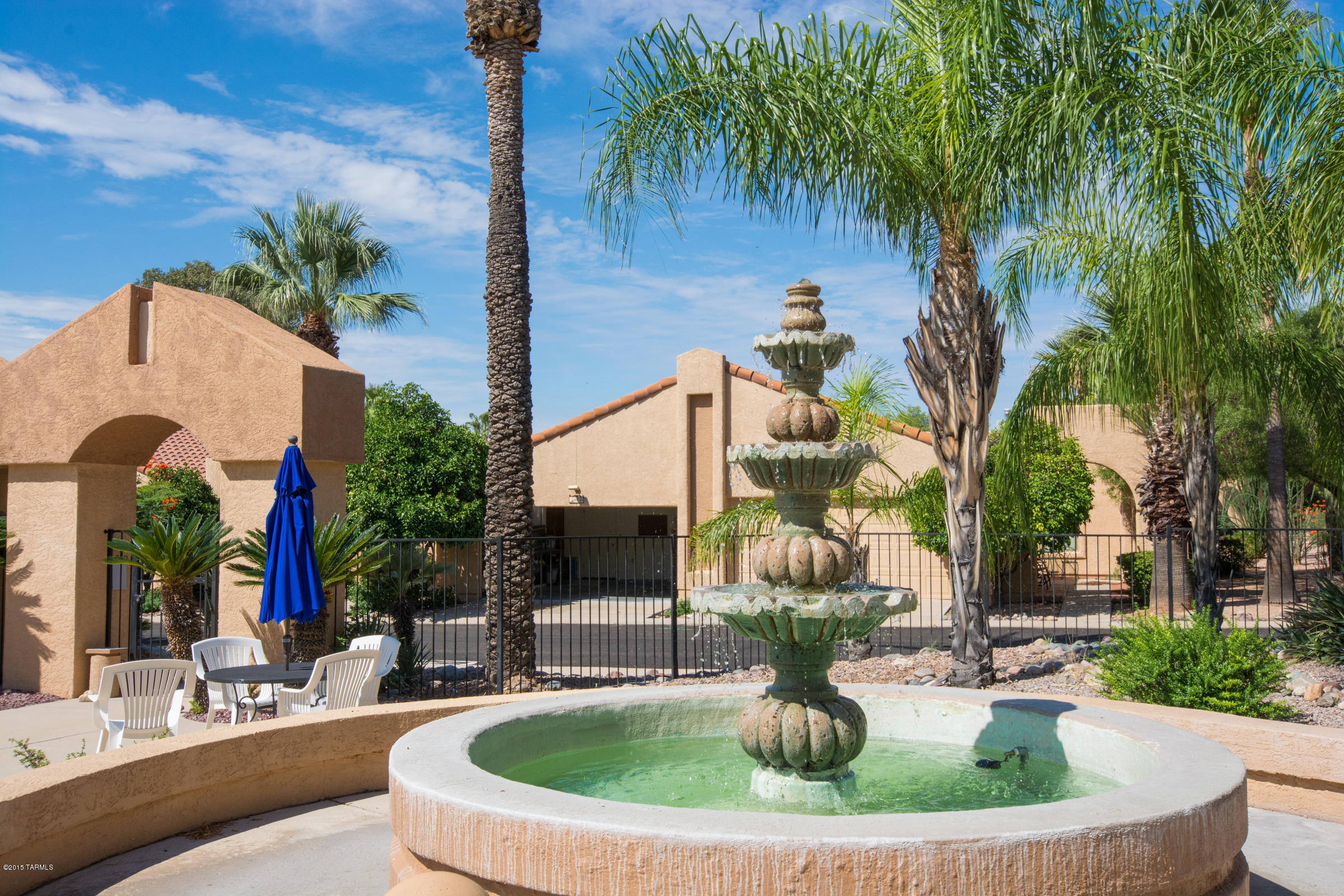 Move in ready directly across from pool & spa. Popcorn ceiling removed and all interior painted. Primo condition. Newer appliances Huge master bedroom with wall to wall closets - large spare bedroom & large den that could be third bedroom.
