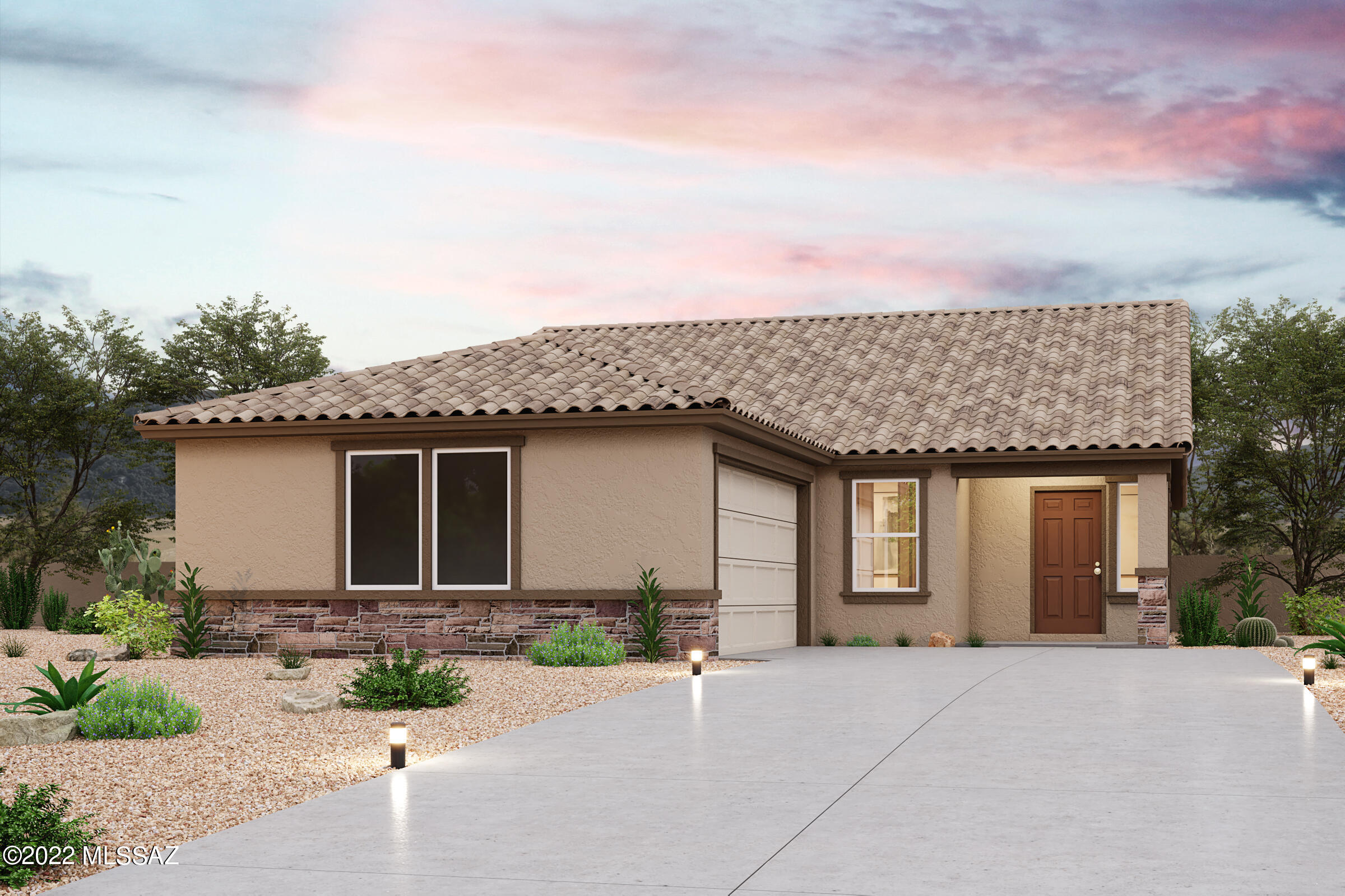 Welcome home to this Single-Story NEW home in the Water Crest Community! The desirable 1376 Plan boasts an open-concept layout, with the Kitchen overlooking an inviting Great room. The Kitchen features gorgeous cabinets, granite countertops, and Stainless-Steel Steel Appliances (Includes Range with a Microwave hood and Dishwasher). All bedrooms, including the laundry room, are on the main floor. The private owner's suite features an attached bath and walk-in closet. This desirable plan also comes complete with a 2 car garage.