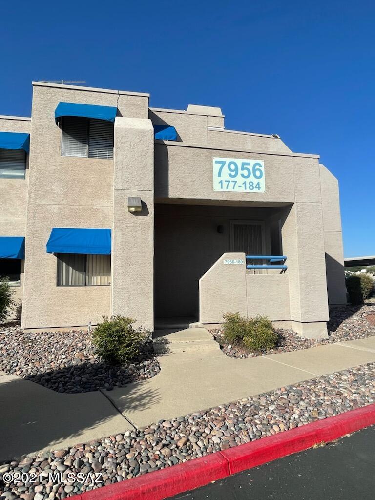 Immaculate 2bed/2bath 1145 sq. ft. townhome in East Tucson!  Don't miss this beauty in the gorgeous Summertree Condominiums. Entry on ground level and step up to the open main living area with cathedral ceilings. Spacious living room with stunning mountain views! Kitchen with plenty of cabinet and counter space and dining area.  Primary bedroom includes bathroom with walk-in shower and two closets. Water/Sewer/Trash Included! Washer and dryer included for convenience. Balcony with additional storage. Community Pool and spa! *Fireplace will not be maintained by owner* Don't let this one get away! Call/text 520-975-0403 or email rentnow@eliteimpactrealty.com