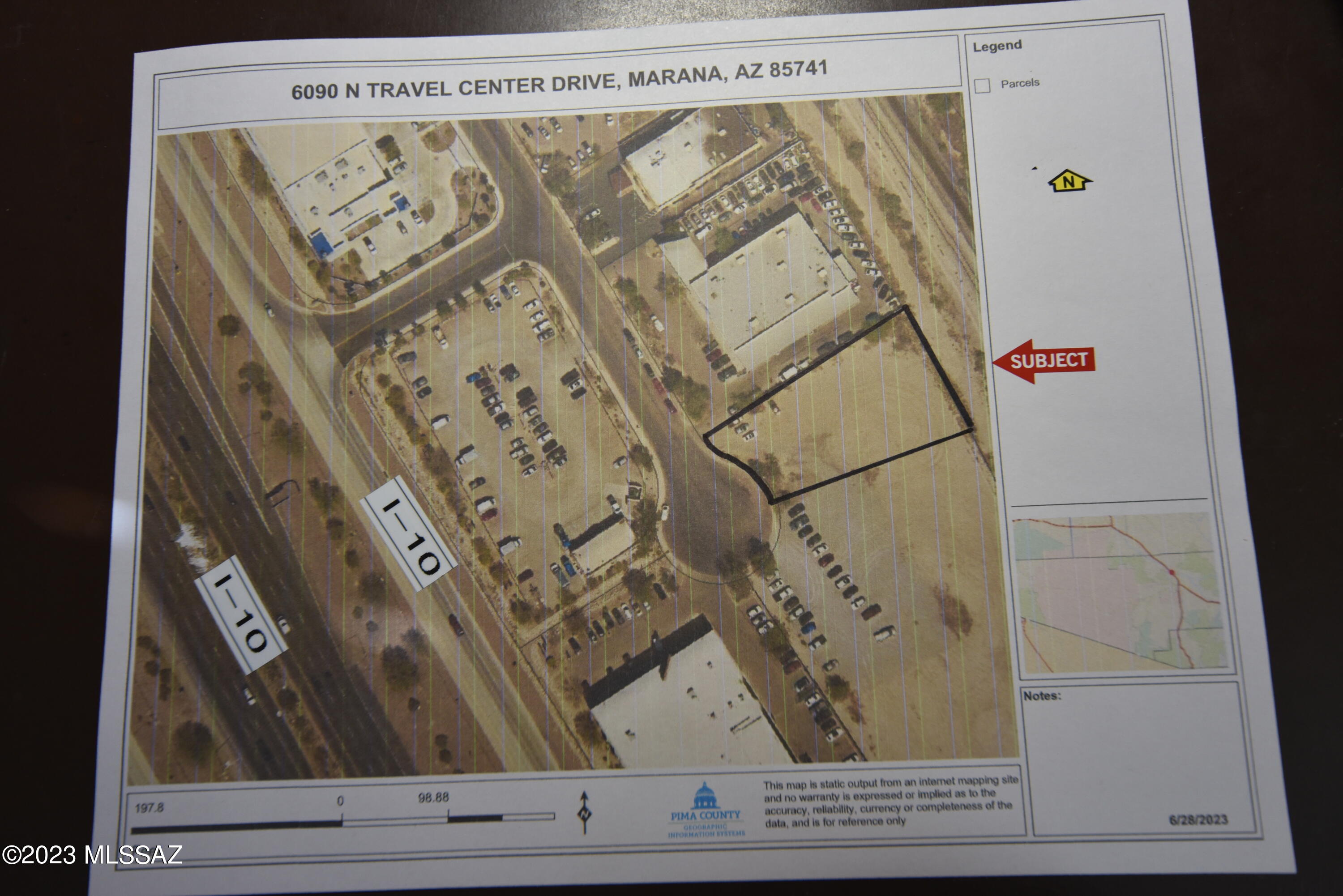 HARD TO FIND LI ZONING WITH FULLY APPROVED AND STAMPED TOWN OF MARANA PLANS FOR 8630sf ON 0.538 AC. (WAREHOUSE = 5067SF / OFFICE = 1065SF / 2ND FLOOR = 2498SF).  LOCATED IN ORANGE GROVE I-10 PLAZA.  FREEWAY FRONTAGE ACCESS.  MAIN INTERSECTION - ORANGE GROVE & RIVER / THORNYDALE.  ALL UTILITIES TO LOT LINE.  FLAT, EASY TO BUILD ON LOT.  ALL PLANS INCLUDED IN PURCHASE PRICE AT NO ADDITIONAL COST TO BUYER. IRS OPPORTUNITY ZONE #04019004613 CALL LISTING AGENT FOR COMPLETE MARANA PLANS DETAILS, AND OWNER CARRY TERMS