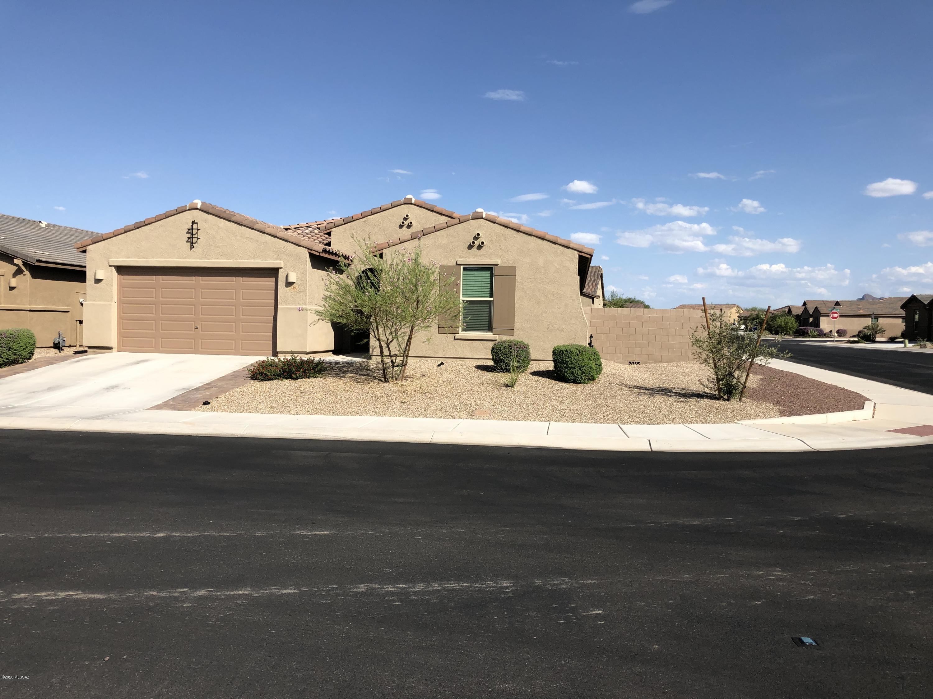 Enjoy plenty of space, as you enter through this energy efficient home. This home features 3 spacious bedrooms, 3 bathrooms, extra room/den (which may be converted to 4th bedroom if desired), walk-in closets in each bedroom, private master suite, open great room with 
pocket office, kitchen island, granite countertops, walk-in pantry, extra storage & tool shed, laundry room w/utility sink, and 3 car tandem garage w/built in storage, Reverse Osmosis water system  w/transferable lifetime warranty, full irrigation in back/side yard which is great for a dog run or kids play area.

This home is convenient to the paved community path for jogging and biking. Playground is within walking distance and the splash pad is just across the street. Located just minutes from the gas station and I-10 as