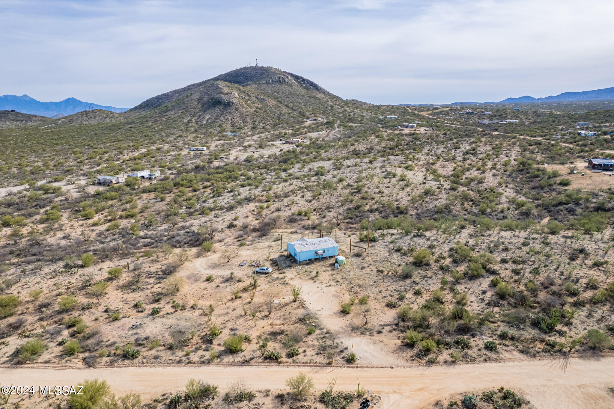 Horse property on 5 acres.  Septic on site and electric available.  Mobile home on the property is non-habitable.  Property being sold as is.