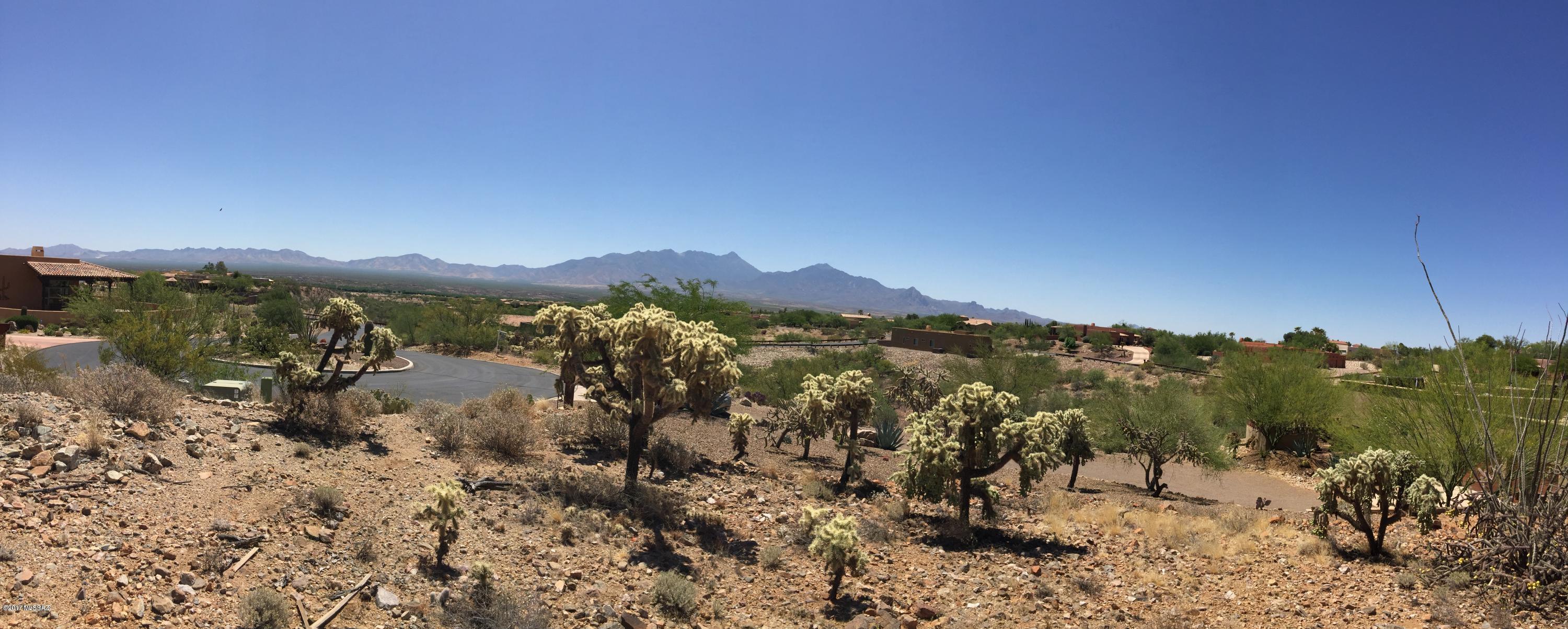 Beautiful 1.37b acre lot in gated community of custom homes located in a cul-de-sac tucked into the middle of The Estates at Alamos overlooking the Santa Rita Mountain Range. Can't find the home of your dreams? It's time to build! Create your own custom home in this premier subdivision that is non-age restricted. Utilities are at lot line, Septic installation is required. Contact agent for more details and information about selecting a builder.