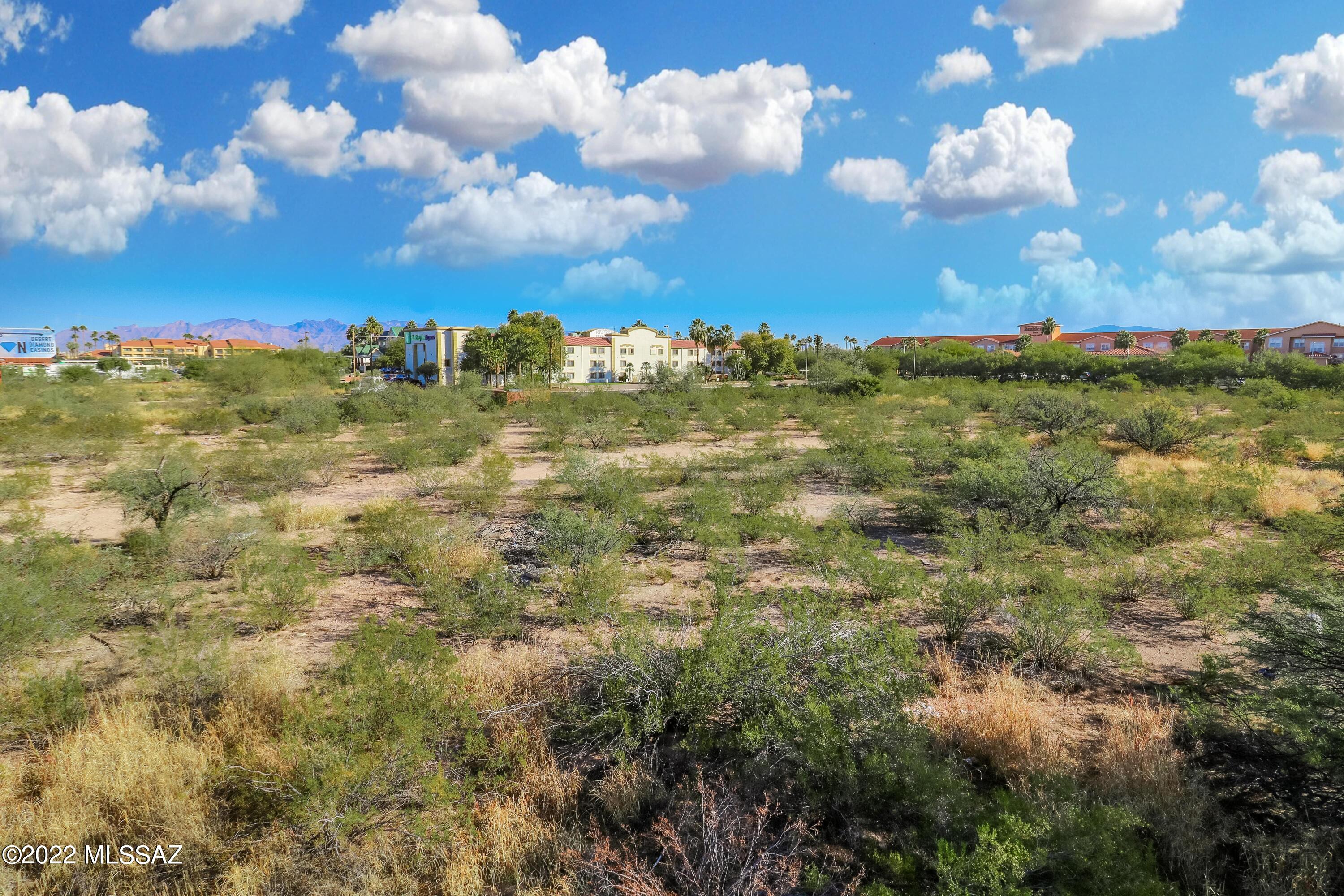 Large 2.9 Acre Lot. Located on Tucson Blvd right next to Tucson International Airport. Prime lot ready to build on. All Utilities are available at the Lot Line. Zoned P-1.  Over 61,000 cars driving by the lot daily. Everyone going to and leaving the airport will drive by this amazing property. Rare to find a empty lot right in front of the Airport.