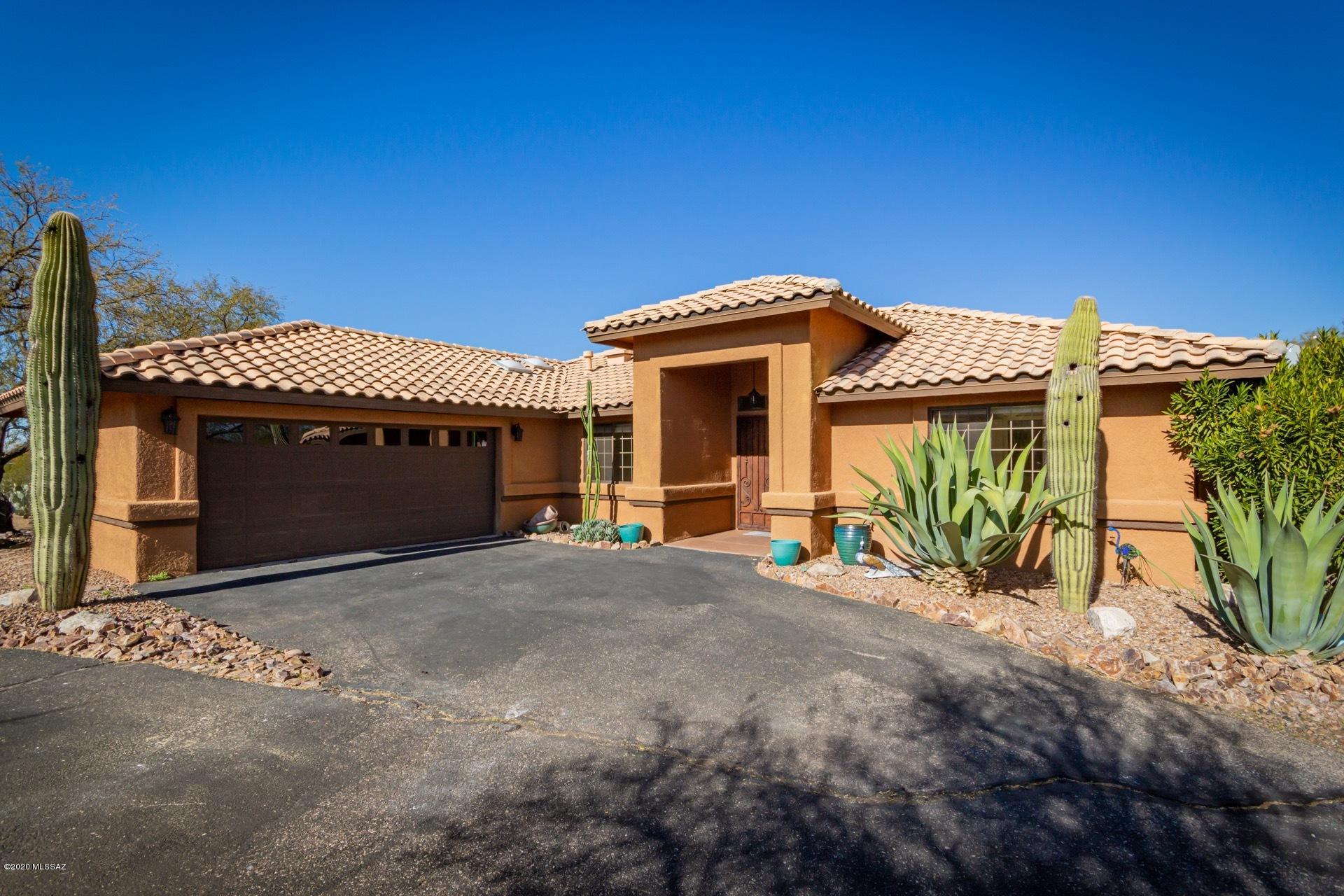 Private, single story home on a shy one-acre lot with pool, spa, and mountain views, this home has it all. This 1810 sf home is nestled in Antler Crest Estates community, which offers custom homes on one acre parcels. You get privacy with a neighborhood feel and still close to everything! Inside features include: vaulted ceilings, skylights, gas fireplace, central vacuum and tile or hardwood throughout. Outside features include: flagstone patio, outdoor fireplace, heated pool/spa, beautiful mature landscape, circular drive, view fencing, mountain views and lots of space! Split floorplan with doors from the master to the patio. Jack/Jill bath serves the guest rooms and also features a door leading out to the pool area. New AC, pool filter 2019. Don't miss this one! See Virtual Tour