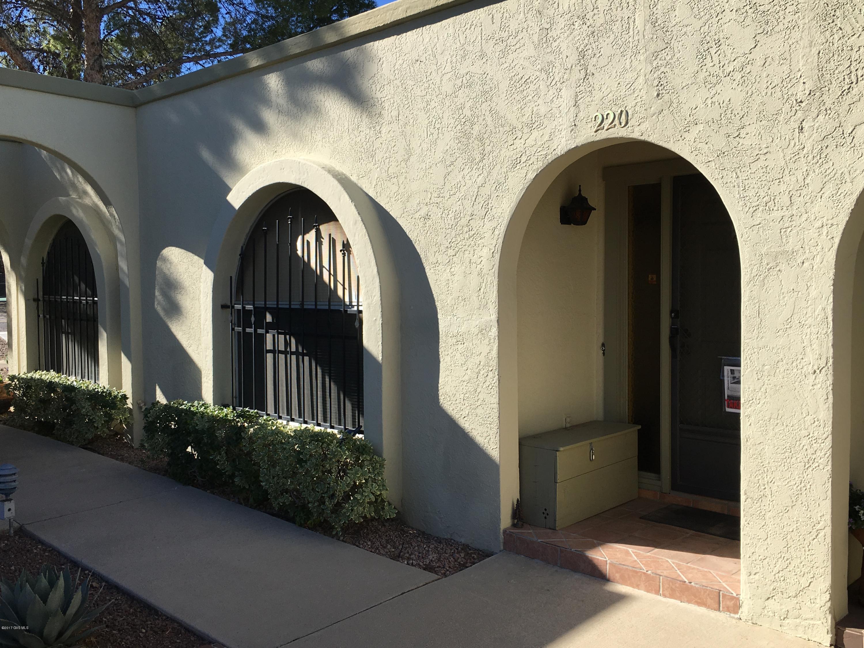 Inviting 1BR townhome is perfect winter retreat OR year-round home. Brand NEW AC unit installed July 2017! Comfortable with nice living room. Eat-in kitchen is complete with appliances. Kitchen and bath are updated with granite counter tops. Washer/Dryer included. Clean as a whistle. Moving-in is easy-contents (per inventory)available by separate bill of sale. Great location - grocery and other shopping, restaurants, services, golf, recreation,entertainment, churches, medical are all close-by. GVR Rec center is across the street with swimming pool, tennis courts, etc. You don't even need a car! Easy access to I-19 for quick trips to Tucson or Tubac. Make it Your HOME SWEET HOME!