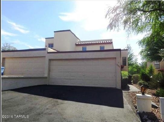 Bright and open Sabino Sunrise Townhome. Located close to schools and shopping, this property features a great floor plan with 2 bedrooms, 2 bathrooms, and a nice sized kitchen that opens to a formal dining area and living room. Cozy back yard area with covered patio. Property is in need of some TLC (missing some plumbing fixtures) but is priced to sell. Lender Owned Home sold ''As Is'' without repairs or warranty.