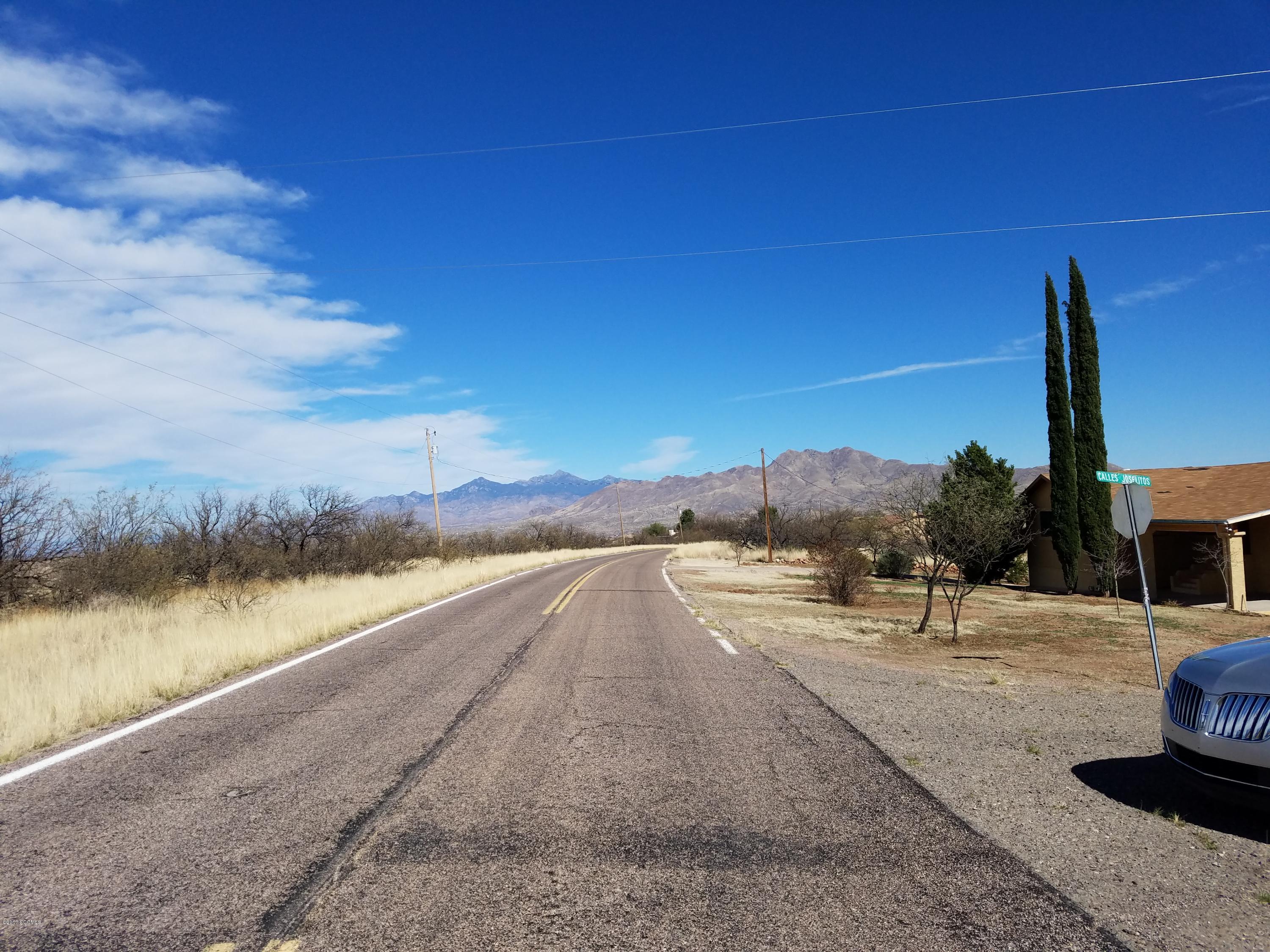 Nice building lot with electric and water, paved road and terrific views of the Tumacacori Mountains