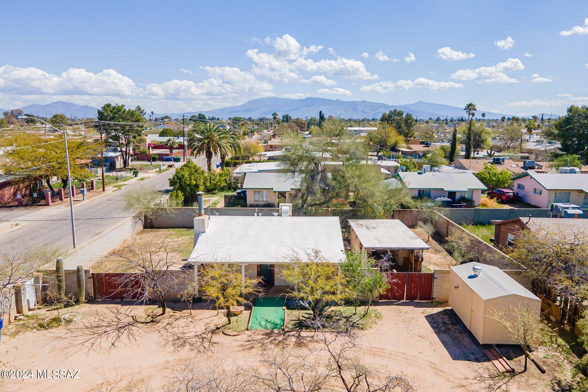 CASH ONLY/AS IS - This is a small home on a large lot zoned R-2.  Tons of upside potential.  No HOA.  Located close to restaurants and shopping and DMAFB.