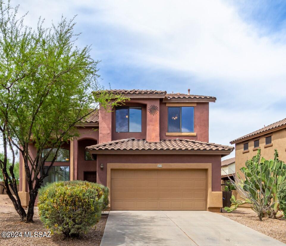 Wonderful home located in the great Rancho Sahuarita Community. This 3 bedroom 2.5 bath home is located at the end of a quiet cul de sac. Primary bedroom includes a room to use as an office or sitting area. Upstairs also includes a loft area.  Upgraded Corian countertops through out, primary bath has dual sinks, jetted spa tub and stand in shower. All bedrooms include walk-in closets. Enjoy a nice relaxing time on your private extended patio. This home is sure to please with it all it has to offer.