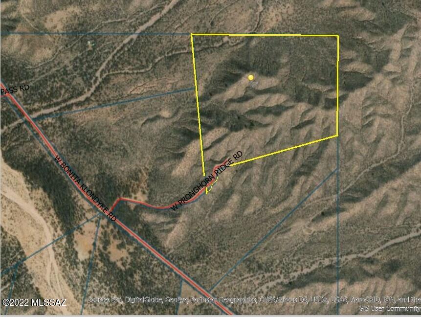 The property is located at the end of a dead end road with state land on two sides. 
 It is a beautiful area of the Eureka Springs Ranch that has great views and great potential. Great for hiking or hunting . . . Bring your ideas to this location and make this 42.43 acres your own.