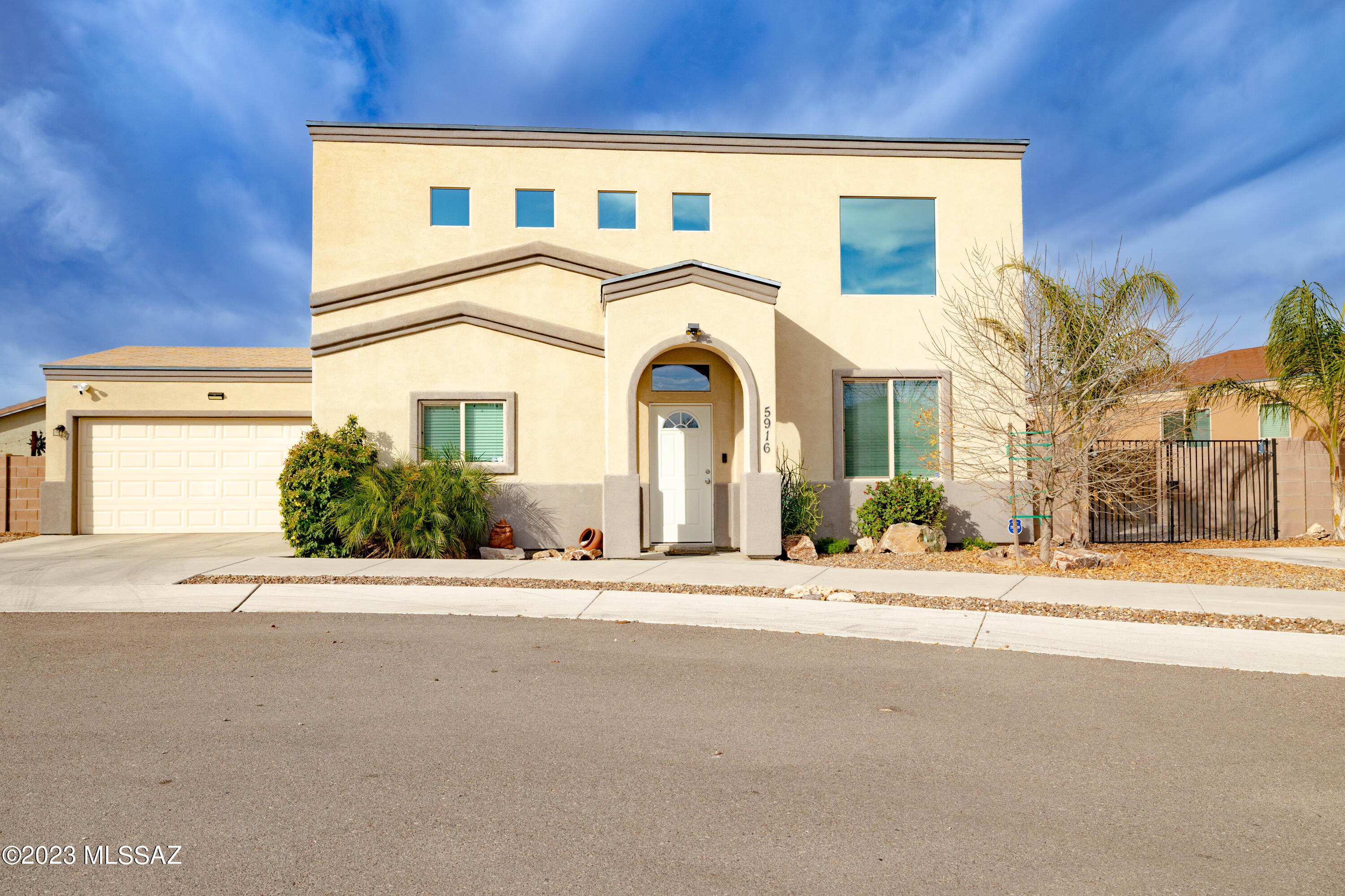 Don't miss your chance to own a newer home with NO HOA. This home features; Ceiling Fans in all rooms, Full tech upgrade with RING camera and additional spotlight camera mounts. Stained concrete Overlay throughout with French Doors leading out to the extended patio in the backyard, a Gourmet Kitchen with Granite Countertops and under-mount sink, Built in Microwave, and upgraded Cabinetry, Recess lighting throughout the home. The home has Low E Dual Pane Windows throughout with added Tint to the East facing windows to maximize energy efficiency, Finished 2 Car Garage with overhead storage rack. Double gate with additional 3rd parking pad and room for RV parking. Additional features: Trane 14 Seer Central AC, Brand new GE SS fridge, Fiberglass R-30 Batt Ceiling insulation. Wall insulation, Oversized Bedrooms. Check it out today!