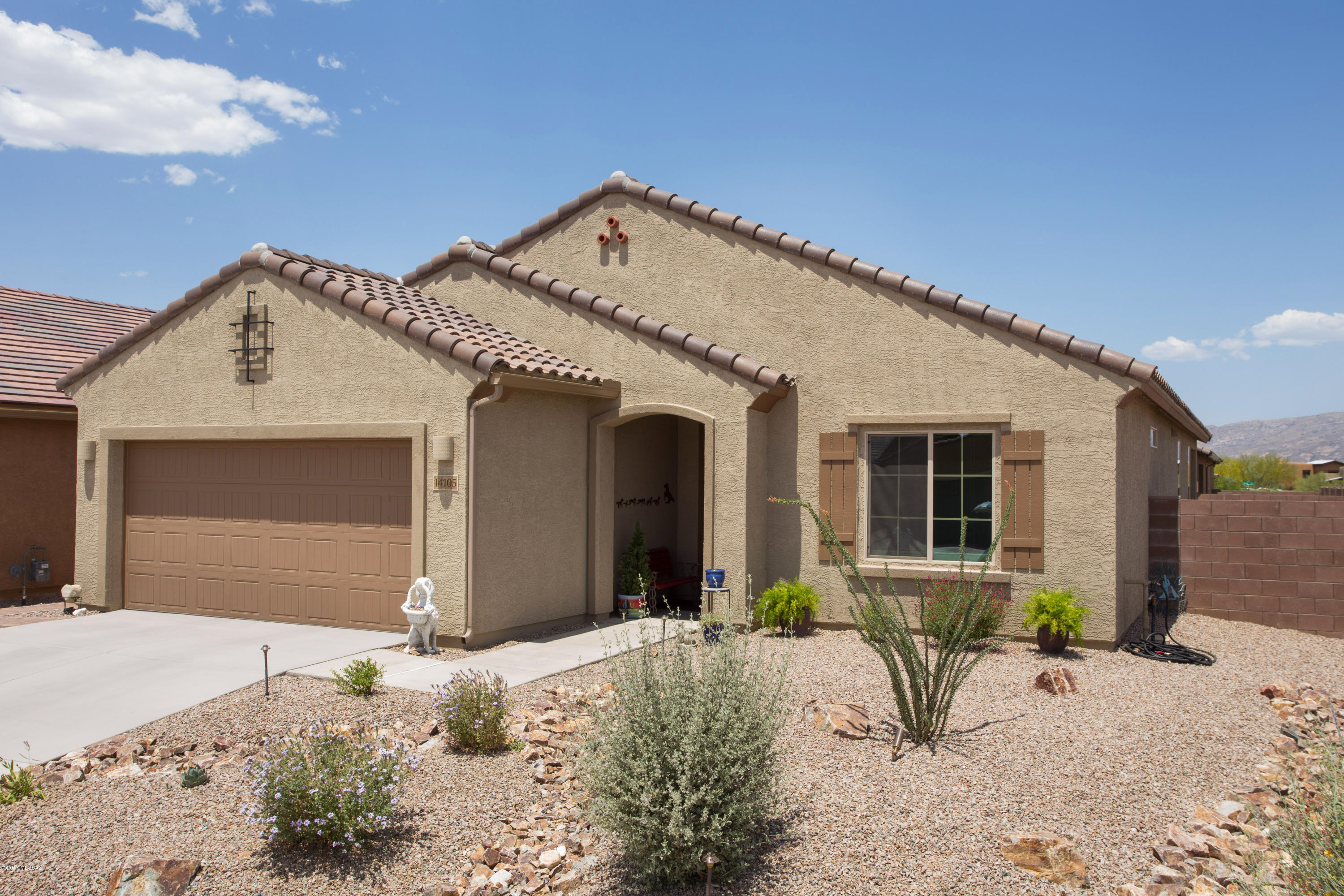 This lightly lived in, dearly loved, nearly new & entirely upgraded home inside the prestigious Del Webb Adult 55+ Community is turn key inside & out... without the wait & hassle for construction completion! This most popular Essence/Retreat Series floor plan sits on a prime corner lot with Mountain Views from the relaxing & refreshing back yard that truly extends your living space. Don't miss the list of over $30,000 in upgrades the seller put in during construction! This amazing, Green feature home has it all! You'll love the upscale Community Amenities that this beautiful Del Webb Community offers: Fitness Center, Locker Rooms, Pool/Spa, Putting Greens, Tennis & Pickle Ball Courts, Bocce Ball Courts, Multi-Purpose Room, Art/Craft Studio, Billiards Room, Wi-Fi Cafe' & much more!