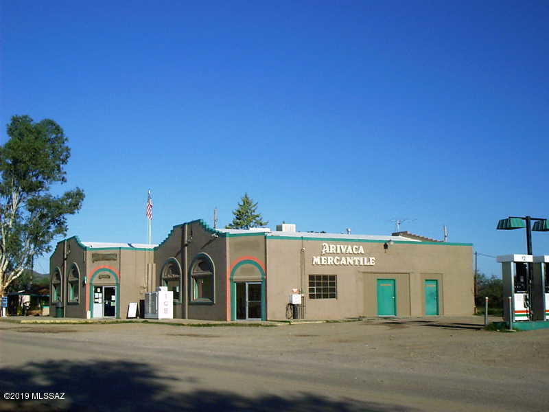 The Arivaca Mercantile is a Top Class, Turn Key Operation. The Mercantile has it all. Grocery Store, Gas Station, Propane, #10 Beer/Wine License, ATM machine , & much more.  This has been a successful family owned business for over 40 years and owners are ready for retirement. A profitable business, located in the center of Arivaca that is open 7 days a week. Arivaca is known for its Birding, Hunting, Fishing, ATV trails and Camping.  Financials , tax returns and appraisal supports the pricing.  Seller will also consider financing for qualified buyer.  Inventory is extra and will be determined at close of escrow. Please Do Not disturb the Owner or staff.  Contact listing agents for information.