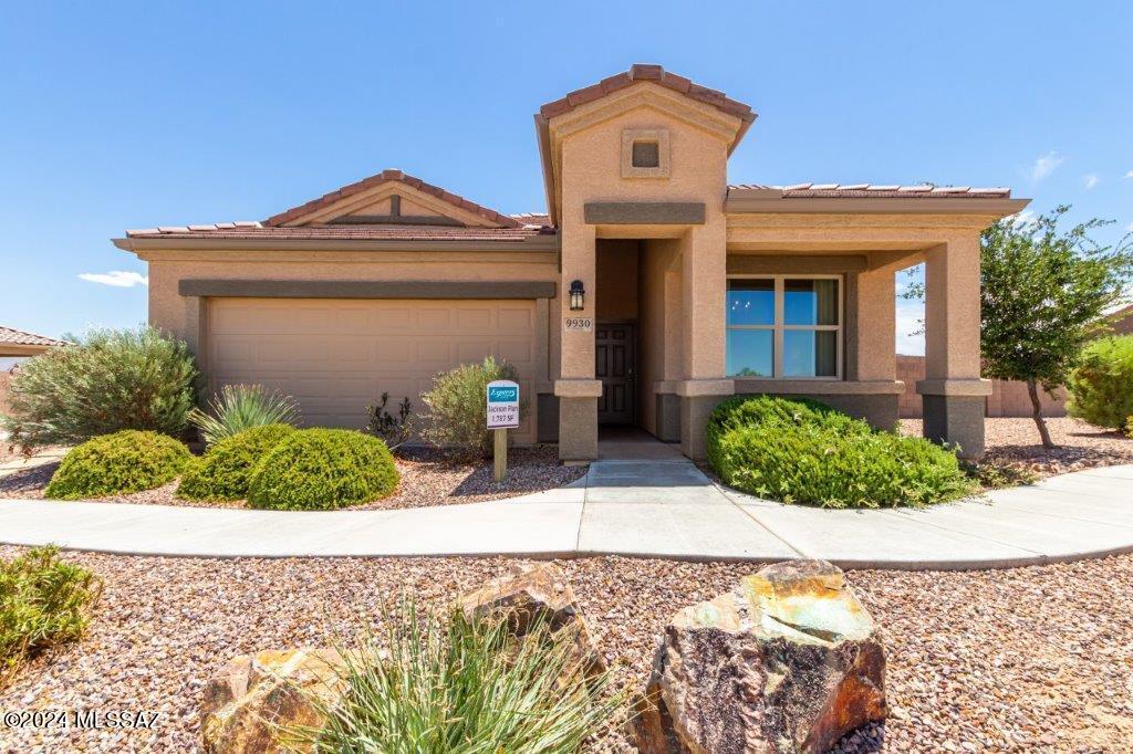 MODEL HOME FOR SALE - PHOTOS IN LISTING ARE PHOTOS OF ACTUAL HOME LISTED. The 1-Story Jackson model located in the Saguaro Bloom Mesquite Community offers a 1,787 sq.ft. floorplan with 4 bedrooms, 2 bathrooms and a 2 car garage. Stainless Steel gas Range with Microwave & Dishwasher - Granite Countertops in the Kitchen & Cultured Marble in Bathrooms - Tile floors in Entry, Kitchen, Dining Room, Laundry Room & Bathrooms - 36' Birch Straight Cabinets - DuPure® Ultra Filter Single Stage® Water Filtration -  Rinnai® Tankless Water Heater - Rounded Drywall corners - Five-Panel Rockport Interior Doors with Chrome Lever - 9-foot Ceilings on first floor. -  Saguaro studded cliffs and stunning sunsets abound at this hidden gem of a community. This is a must see!