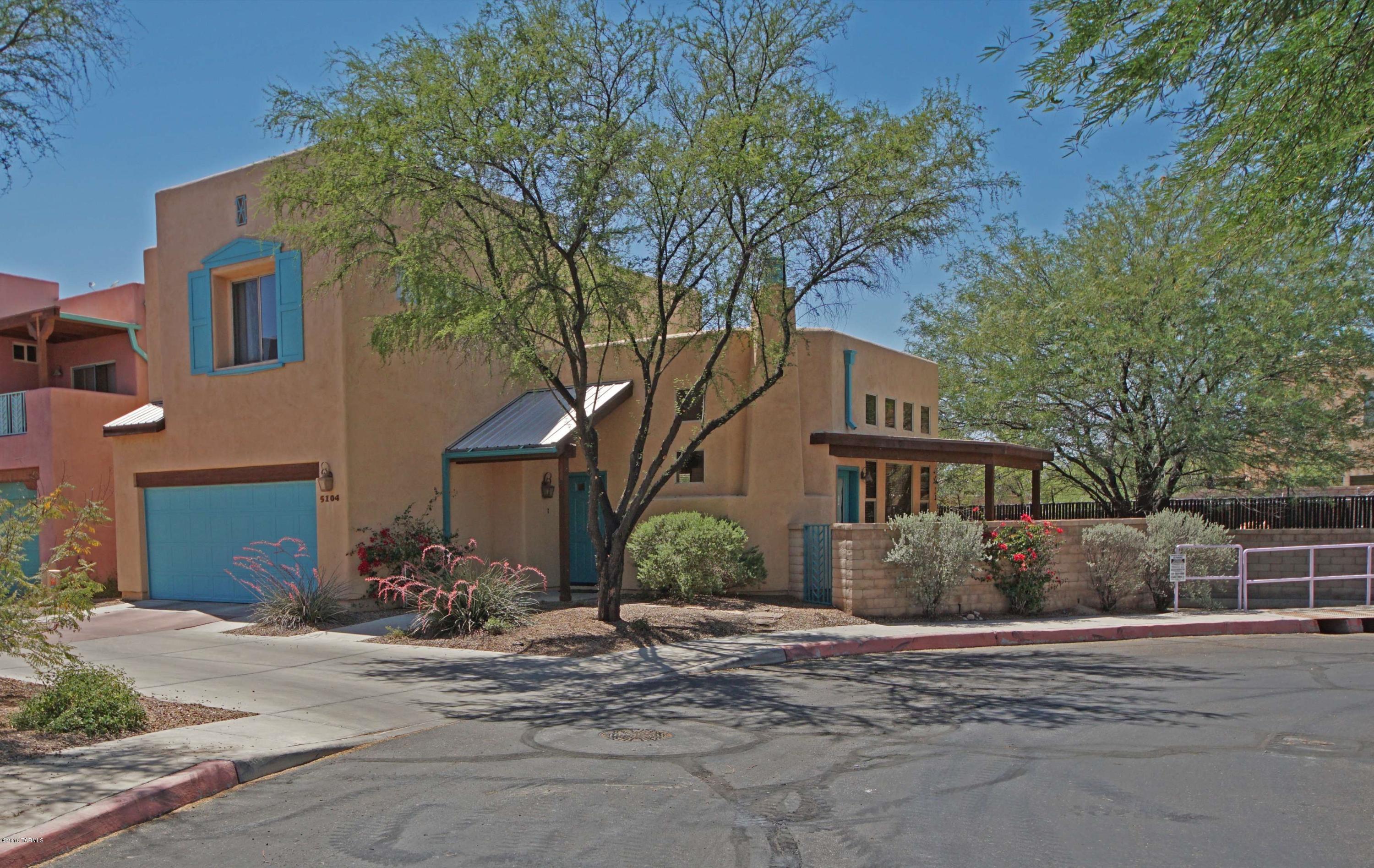 Wonderful 2 Bedroom 2½ Bath Southwestern Contemporary with Versatile Loft Space in Outstanding Williams Center Location! Open the Door to the Dramatic Open Great Room with High Ceilings, Clerestory Windows, Cozy Corner Fireplace and Flooded with Beautiful Light! You and Your Guests Will Appreciate That Each Bedroom Has Its Own Adjoining Bath Separated by the Perfect  Loft/Office Space! Splash Away Your Summers in the Refreshing Community Pool and Spa! Walk from This Lovely Gated Community to Many Nearby Restaurants and Shopping! Very Cool, Unique and Inviting Home and It’s Priced to Sell!